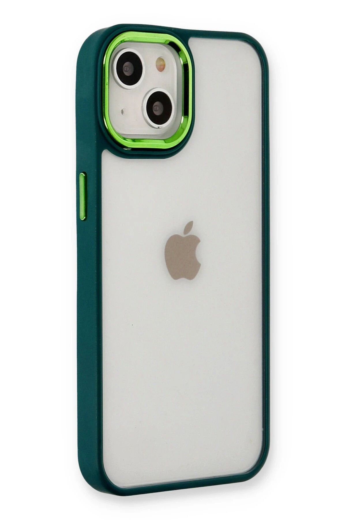 NewFace iPhone 14 Plus Kılıf Dora Kapak - Haki Yeşil HNZRN