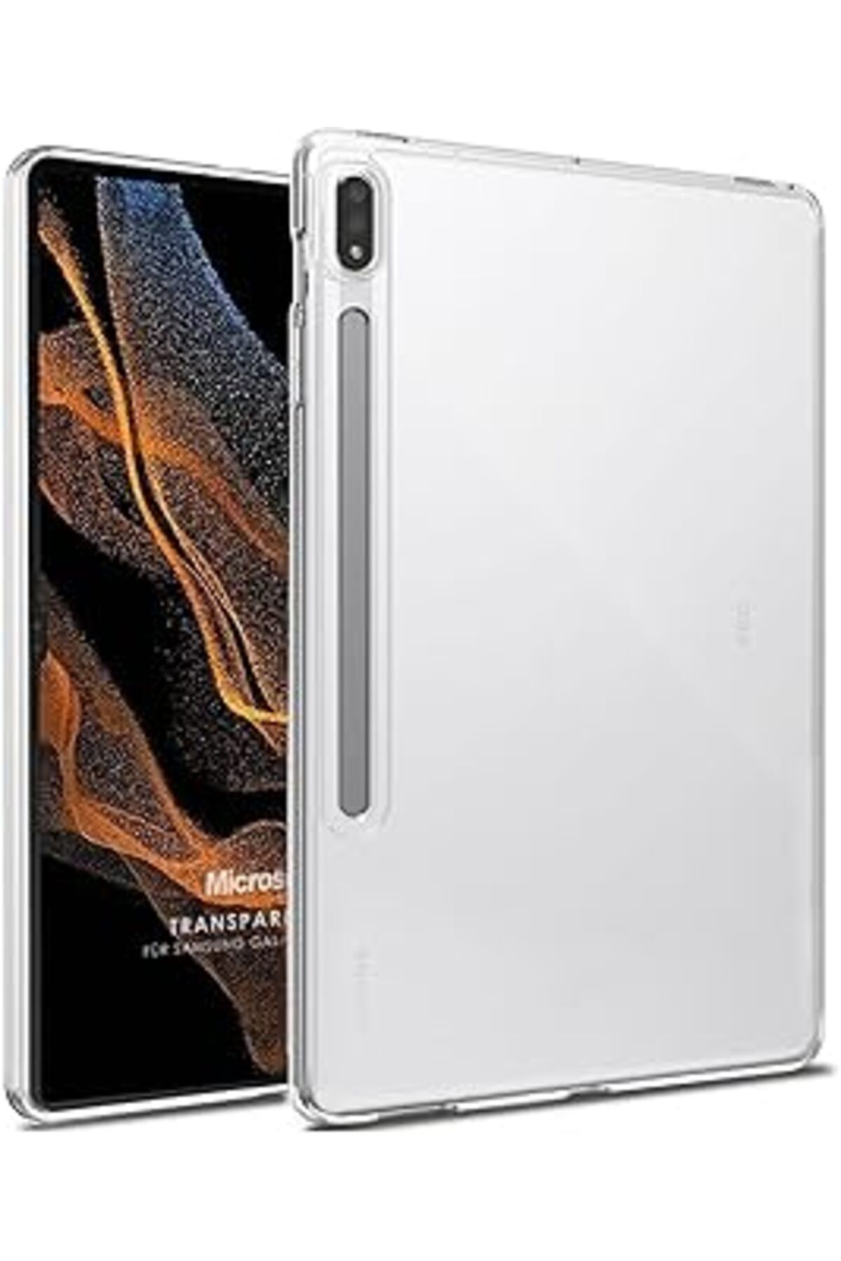 Mu Art Galaxy Tab S9 Ultra X910 Kılıf Transparent Soft [Galaxy Tab S9 Ultra X910 Ile Uyumlu Kılıf - Şeffaf