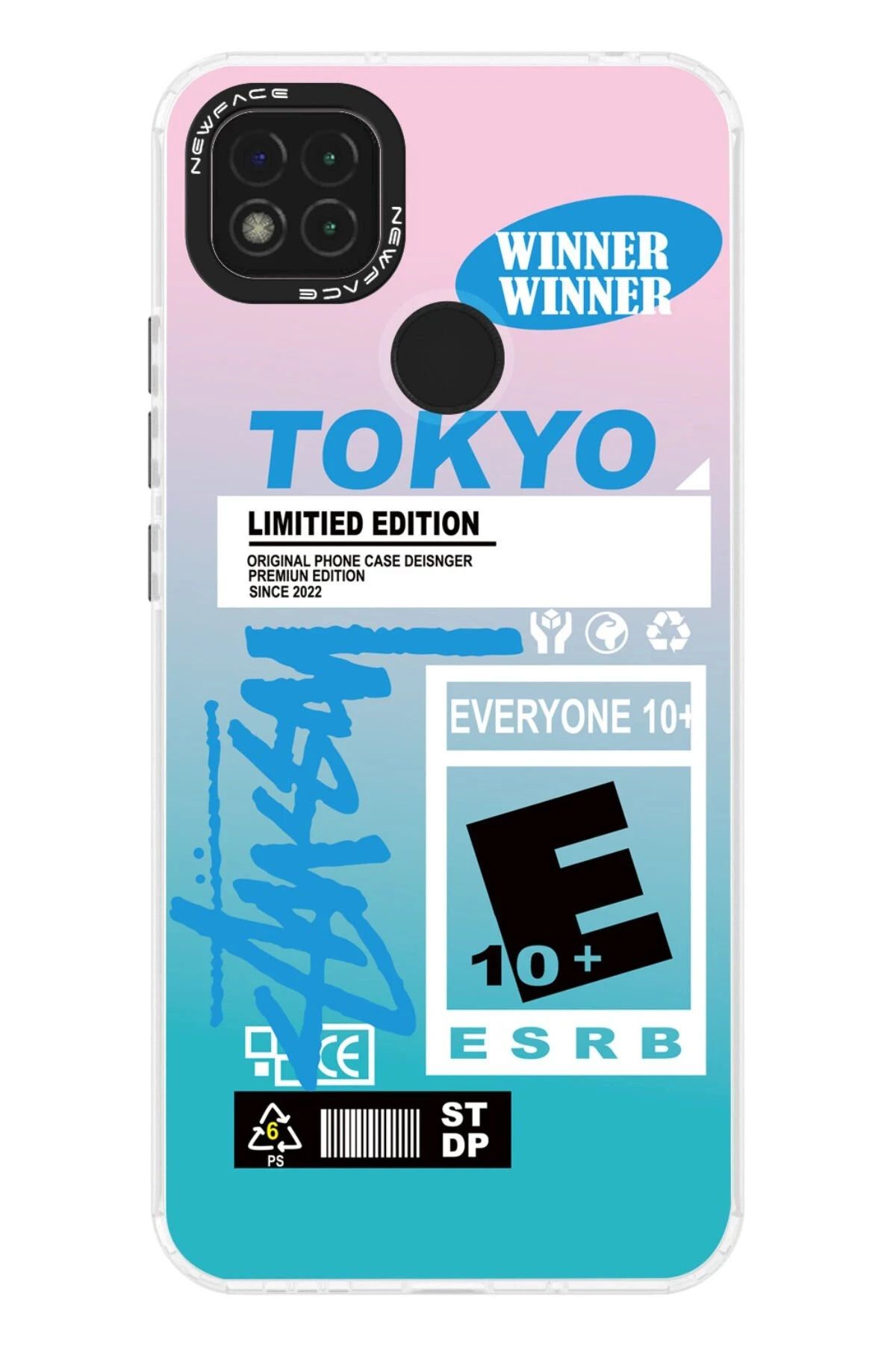 NewFace Xiaomi Redmi 9C Kılıf Estoril Desenli Kapak - Estoril - 1 JOJUA
