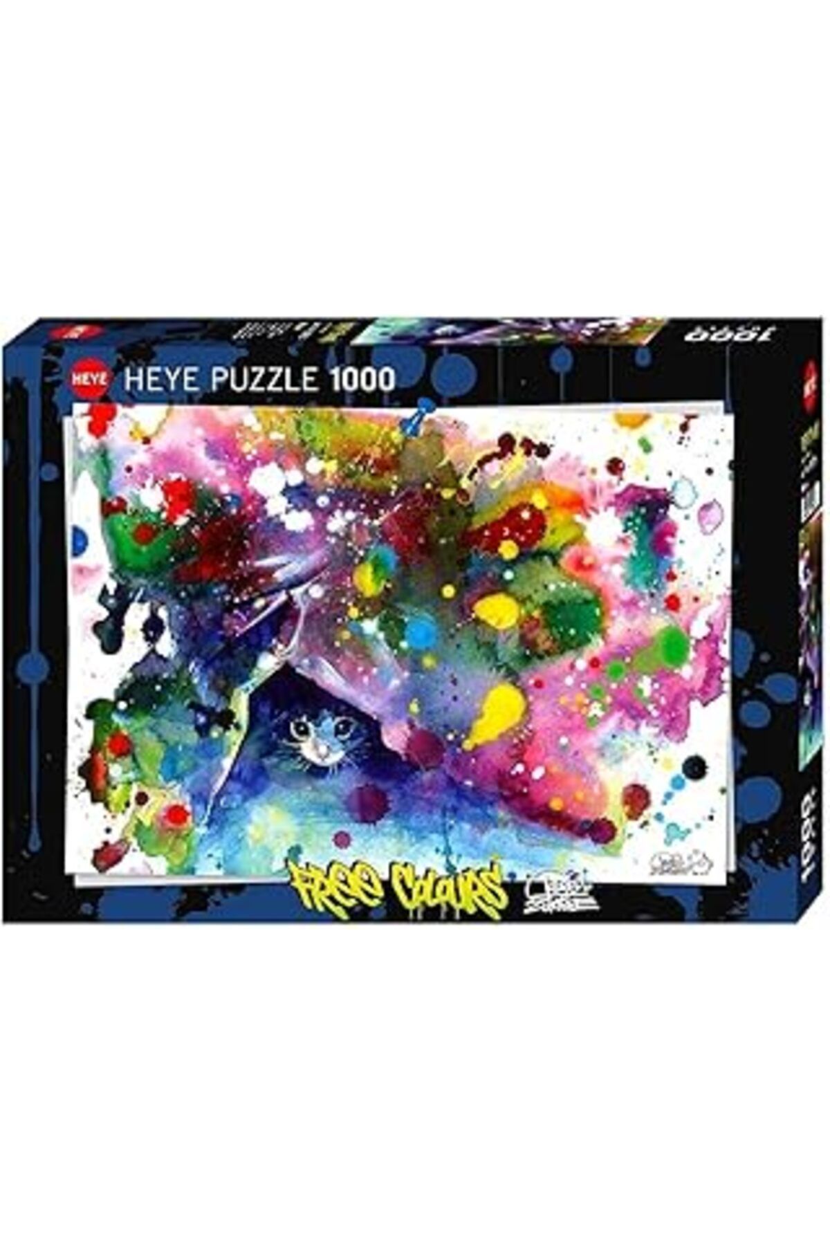 karadağsb Heye 29825 Meow Standard 1000 Parça, Lara Zombie, Free Colours