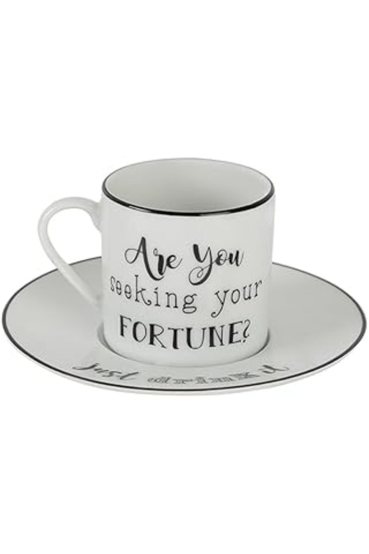 Mu Art Porland Be Happy Kahve Fincan Takımı 4 Parça