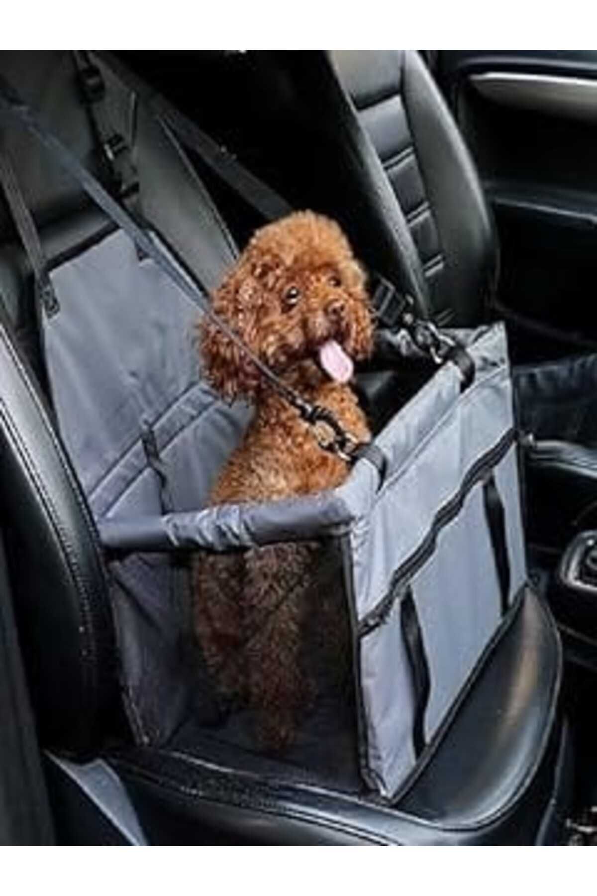 Mu Art Araç Seyahat Köpek Evcil Hayvan Taşıma Koltuğu Askılı Çanta Araba Yatağı