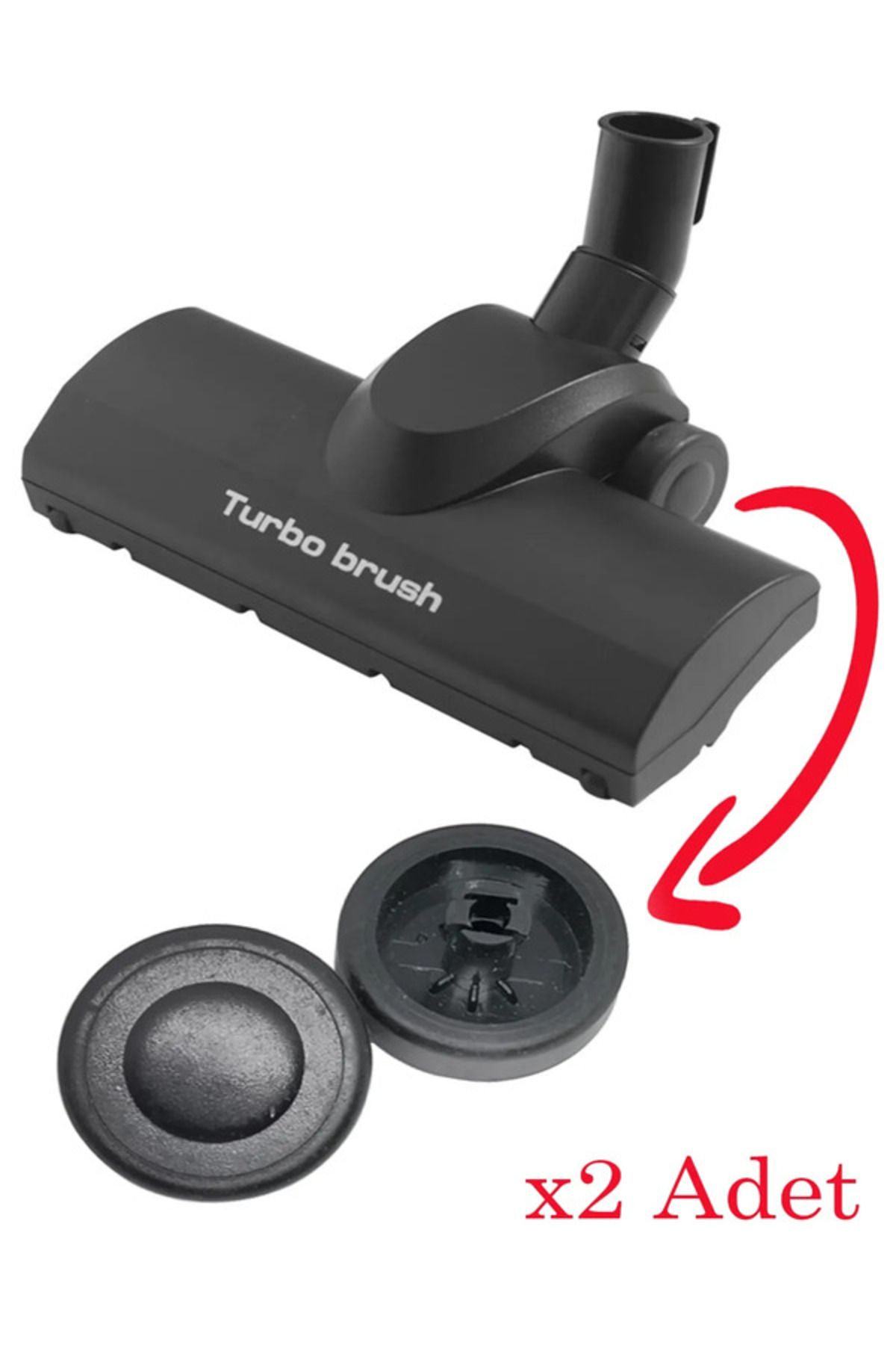 HomeShopping Turbo Emici Başlık Uyumlu Teker ( 2 Adet )
