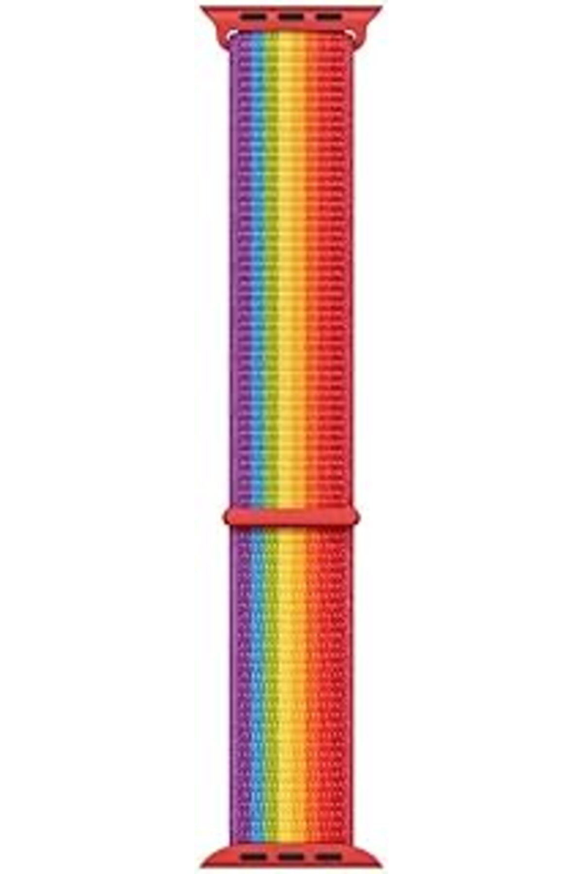 karadağsb Microsonic Apple Watch Series 3 38Mm Hasırlı Kordon Woven Tahoe Blue (Apple Watch Series 3 38Mm Ile