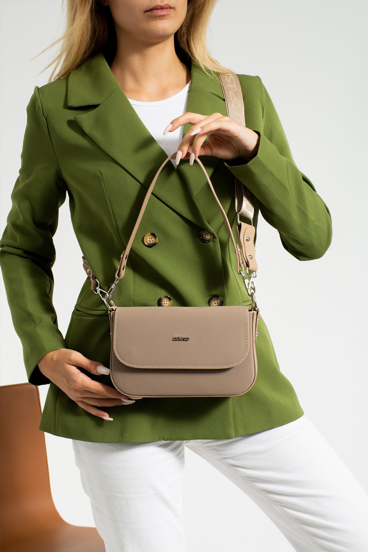 Babydoll Bag Kadın Baget Omuz Askılı Şık Çanta