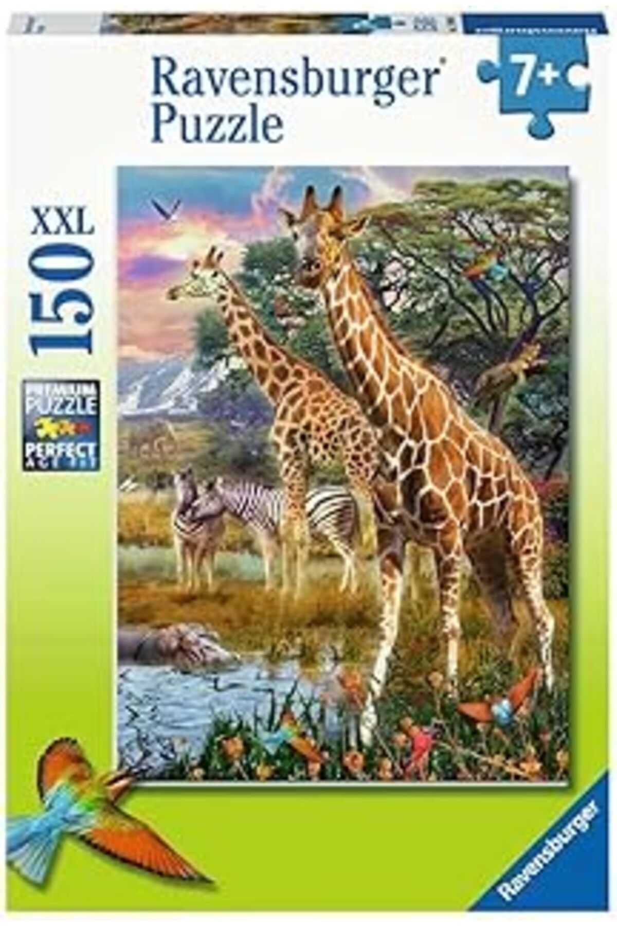 karadağsb Ravensburger Ravensburger 150P Puzzle Zürafalar, Çok Renkli