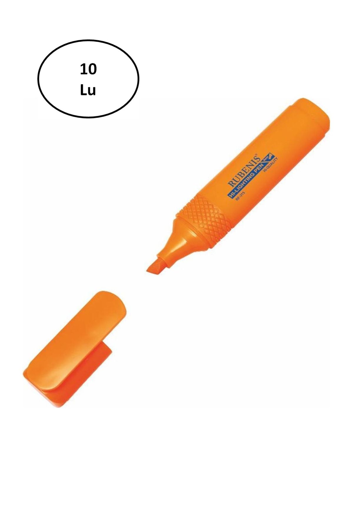 Mu Art Fosforlu Turuncu Kalem Rf-315/T 10'Lu