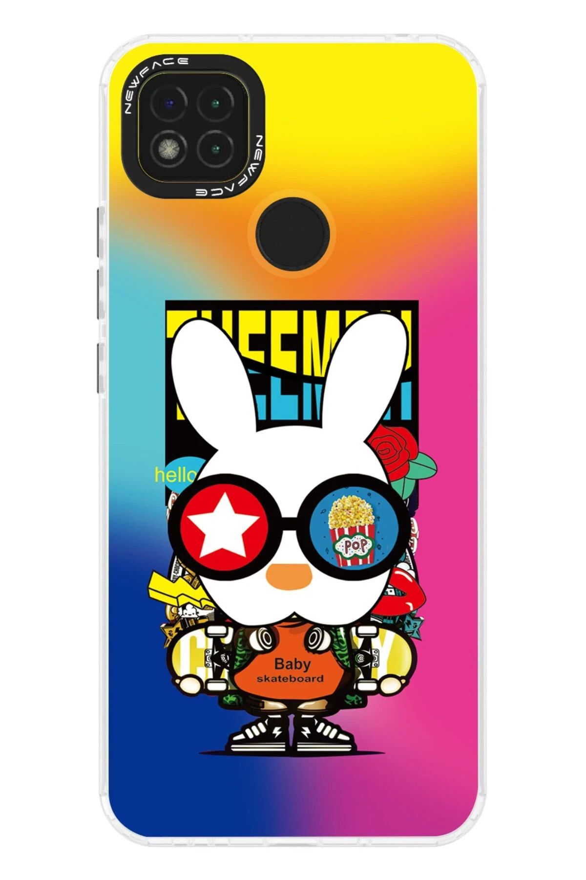 NewFace Xiaomi Redmi 9C Kılıf Estoril Desenli Kapak - Estoril - 10 JOJUA
