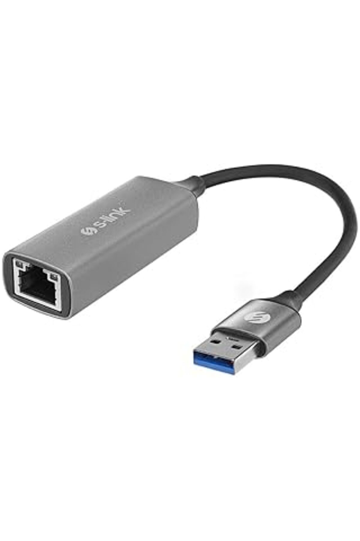 Mu Art Sw-U334 Gri Metal Usb 3.0 To Rj45 10/100/1000Mbps Gigabit Adaptör