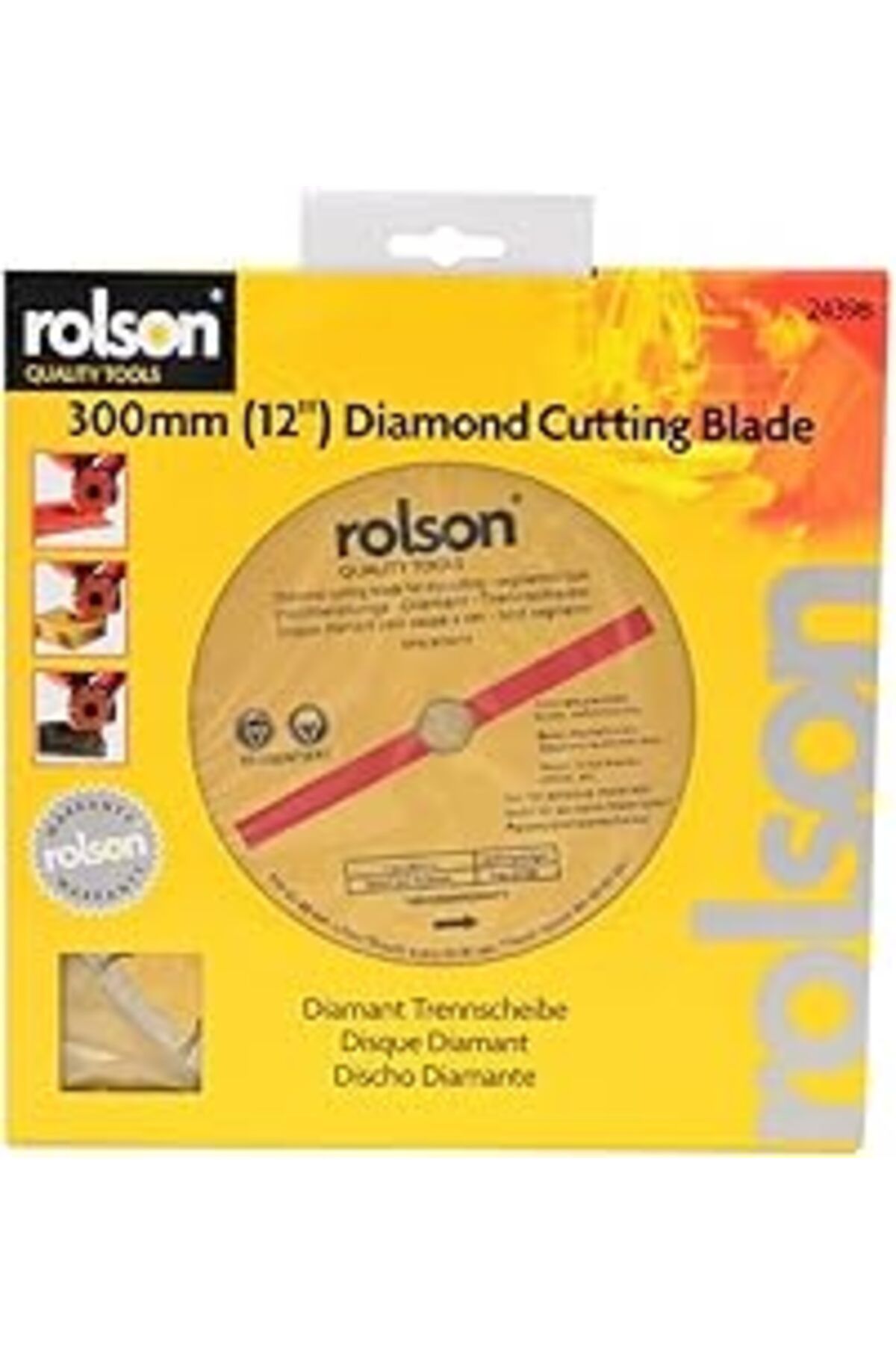 robotrend Rolson 24398 300 Mm Elmas Uçlu Parçalı Bıçak