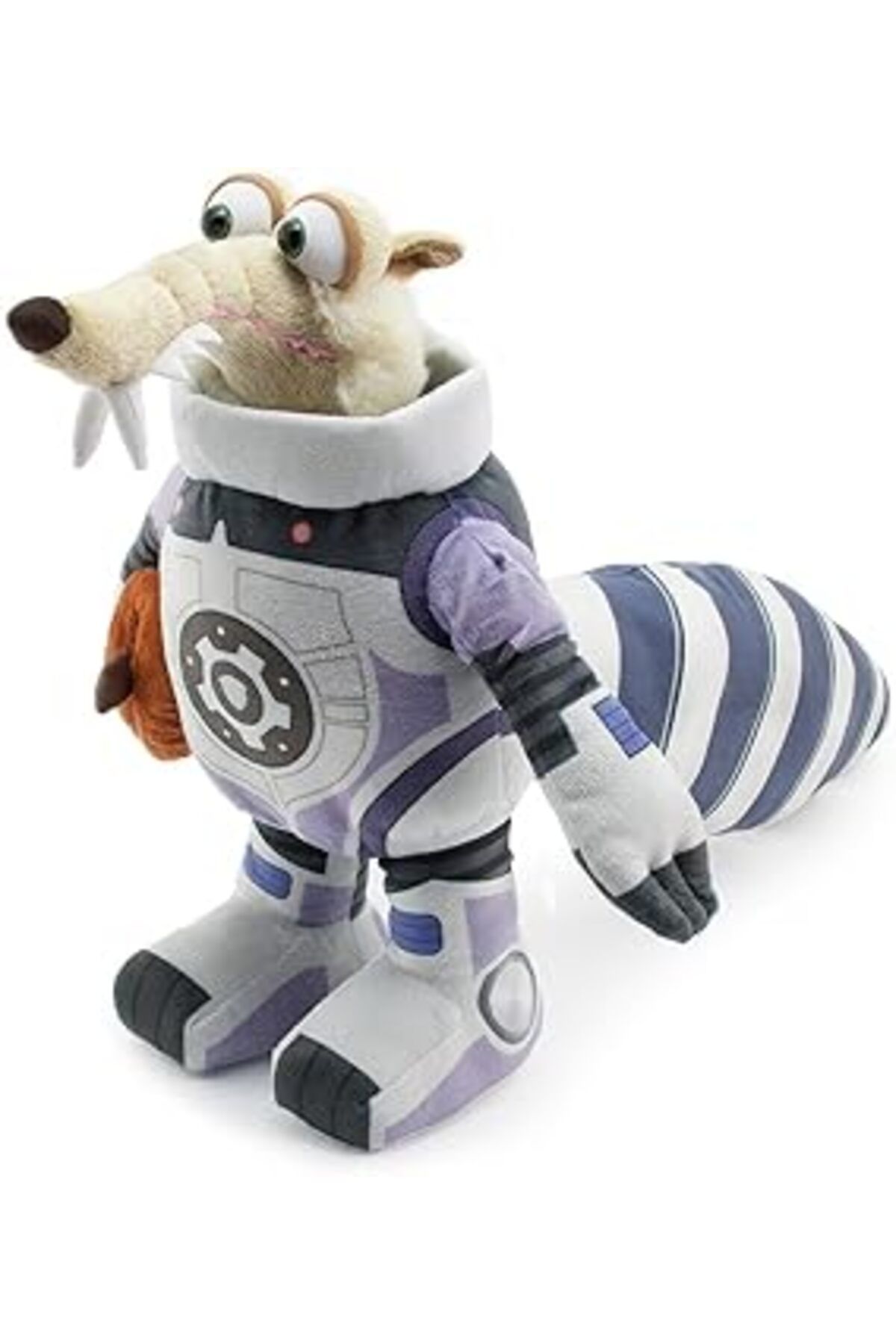 karadağsb Neco Plush 20534 Ice Age Peluş Oyuncak, Astronot Fındıklı Scrat, 30 Cm
