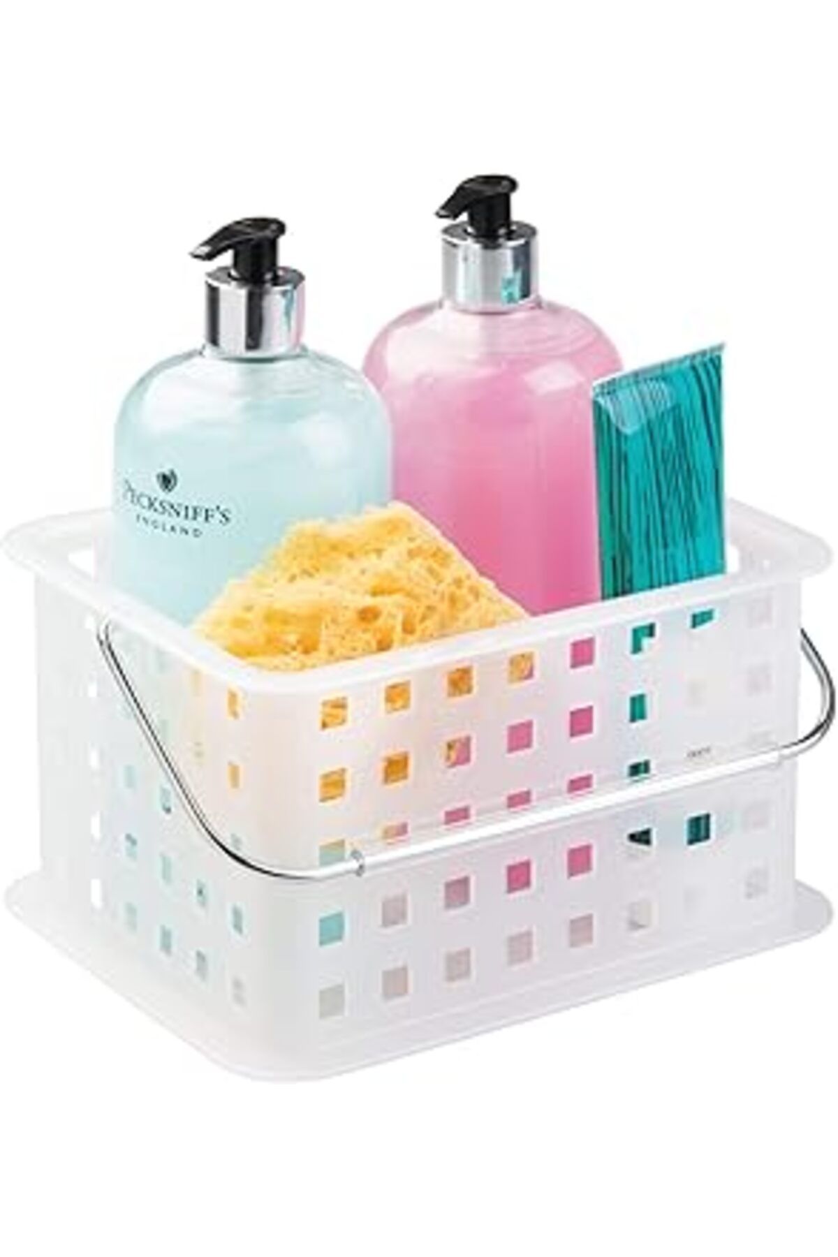 Mu Art Idesign Depolama Düzenleyici Sepet, Banyo, Sağlık Ve Güzellik Ürünleri Için - Küçük, Frost