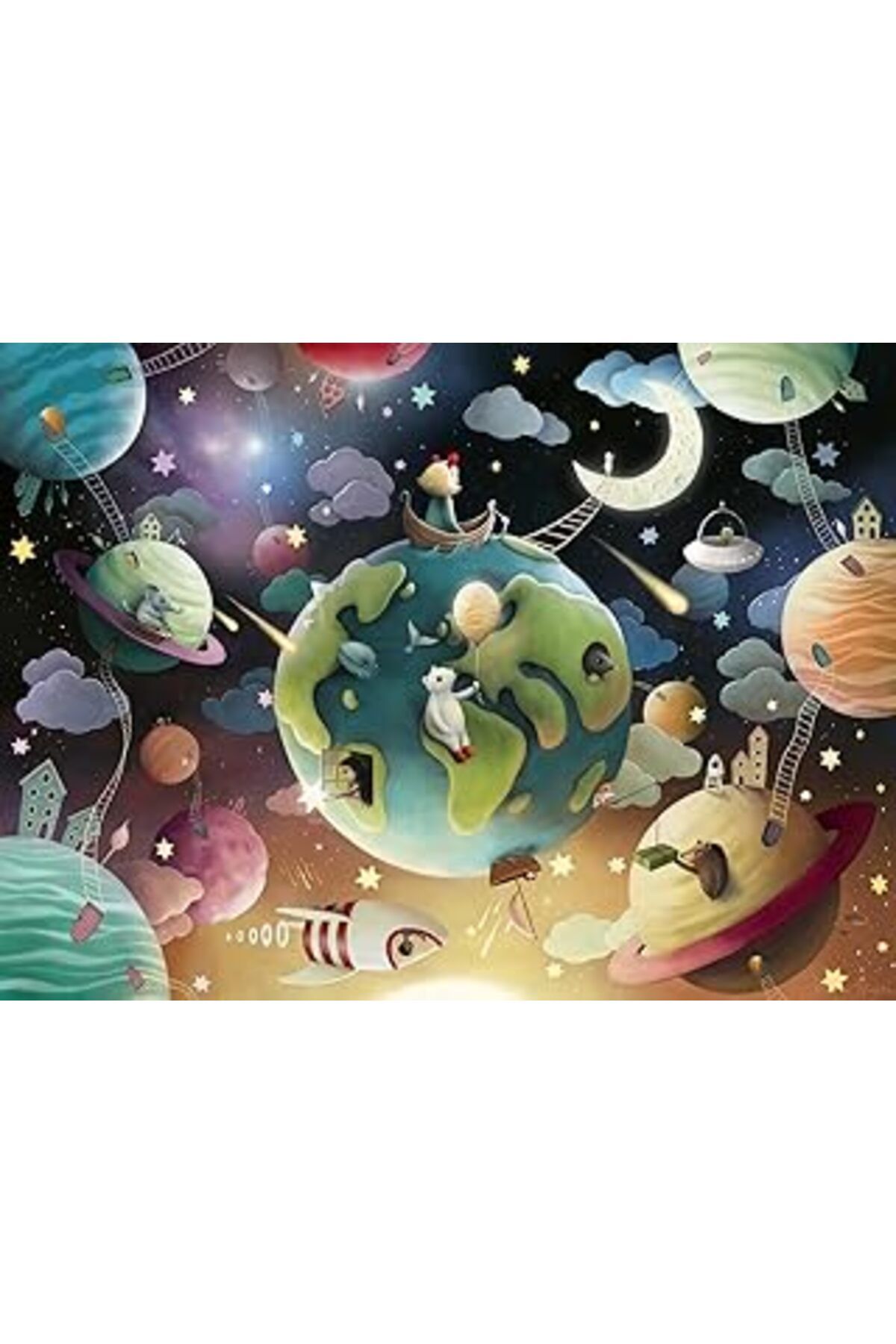 karadağsb Ravensburger 129713 100P Puz Gezegenler, Çok Renkli