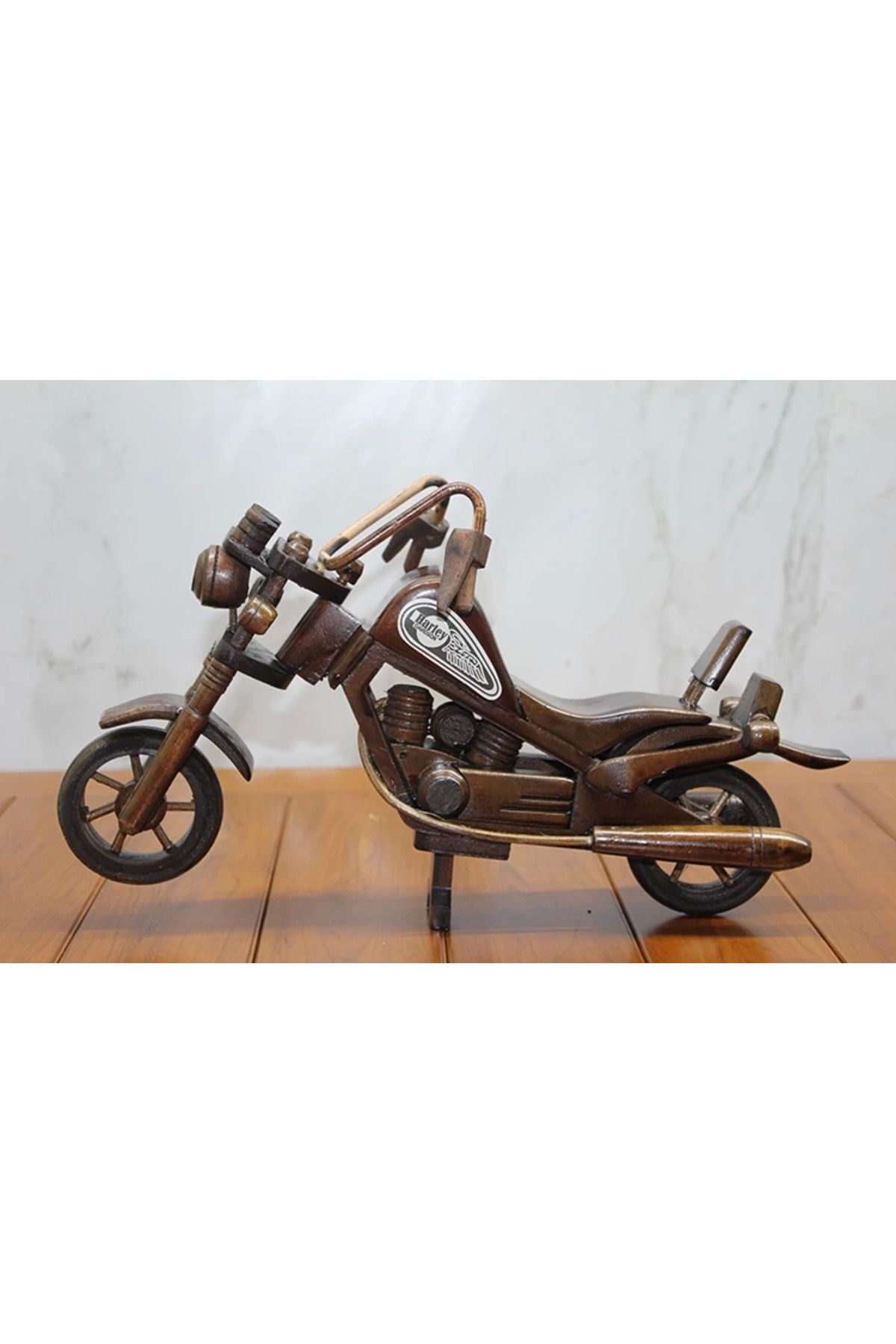 Eldenör Ahşap Harley Motor Orta Boy L
