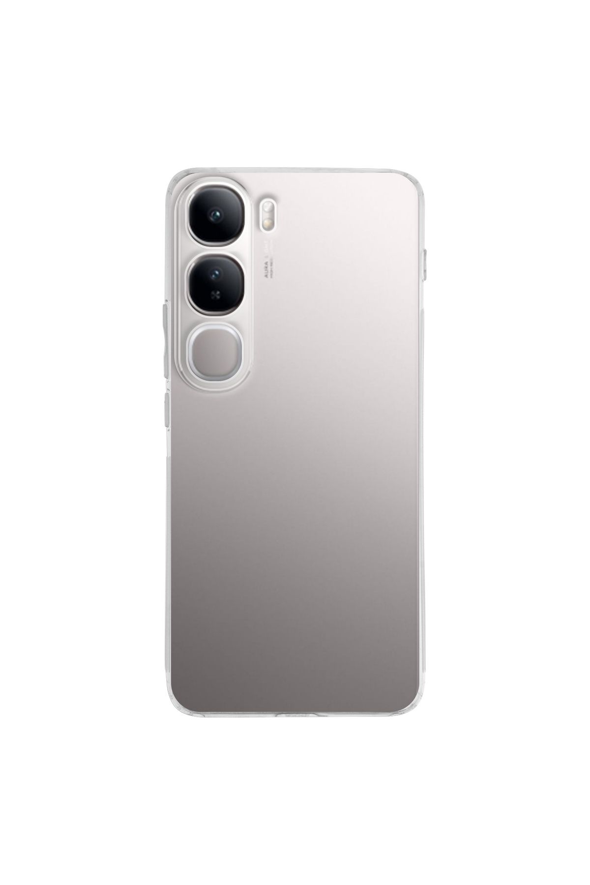 CaseArt Vivo V40 Lite ile Uyumlu Kapak Kamera Korumalı Süper Silikon Şeffaf Kılıf