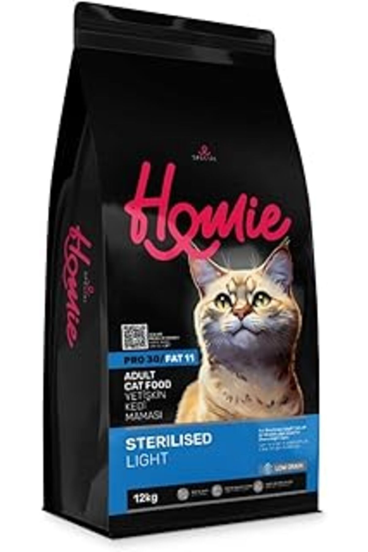 Pazarcan Homie Düşük Tahıllı Kısırlaştırılmış Yetişkin Kedi Maması 12 Kg