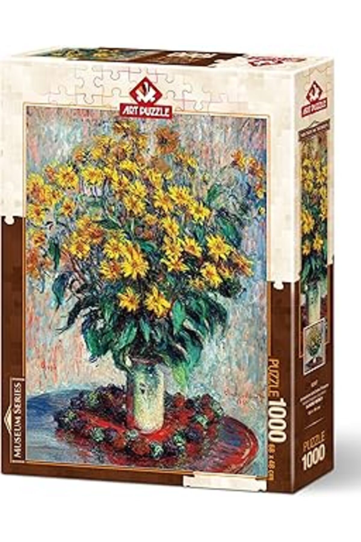 karadağsb Art Puzzle Kudüs Enginar Çiçekleri, Claude Monet 1000 Parça Puzzle