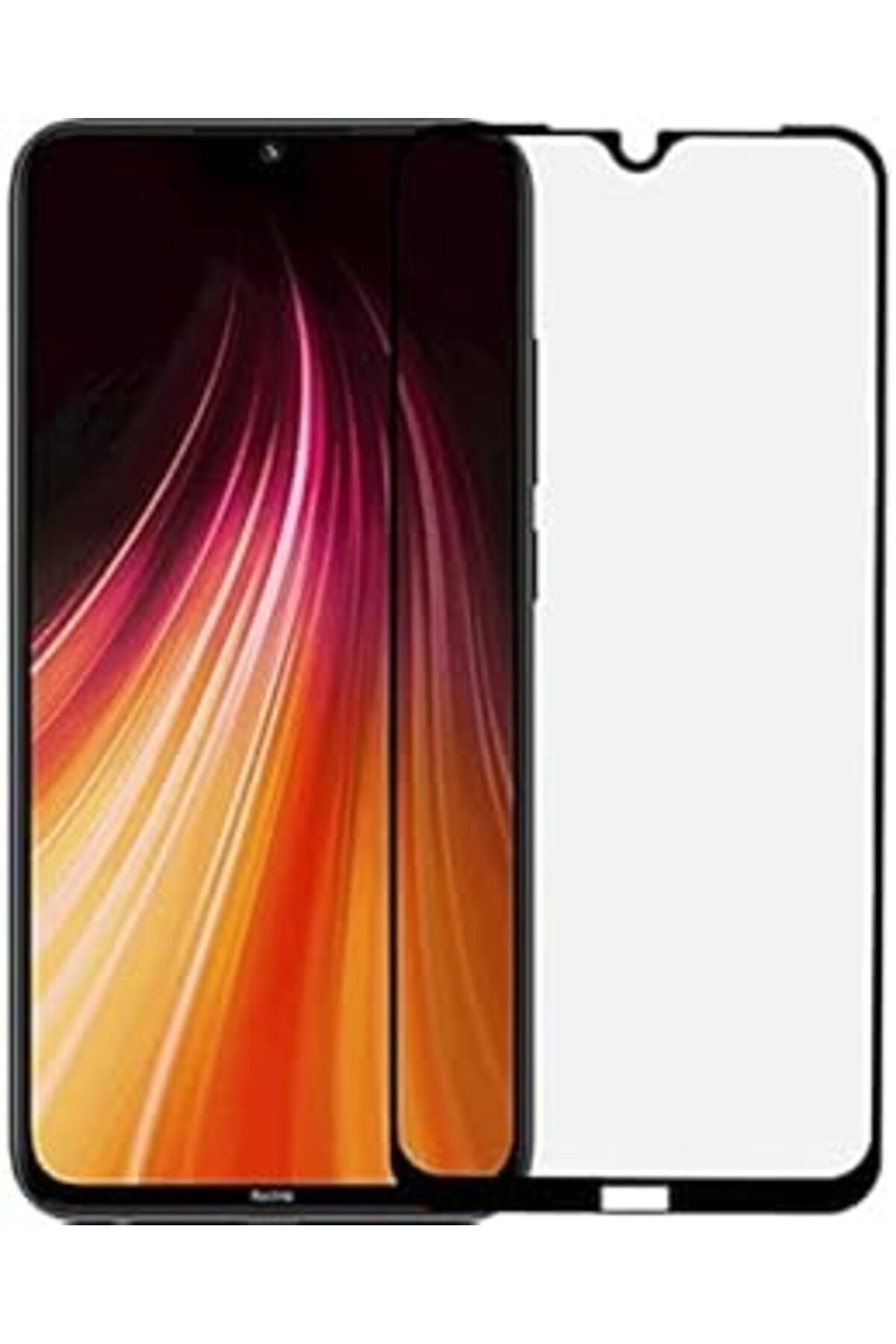 Pazarcan Artlayns Xiaomi Note 8 9H Mate Ceramics Nano Ekan Koruycu Cam Tam Kaplama