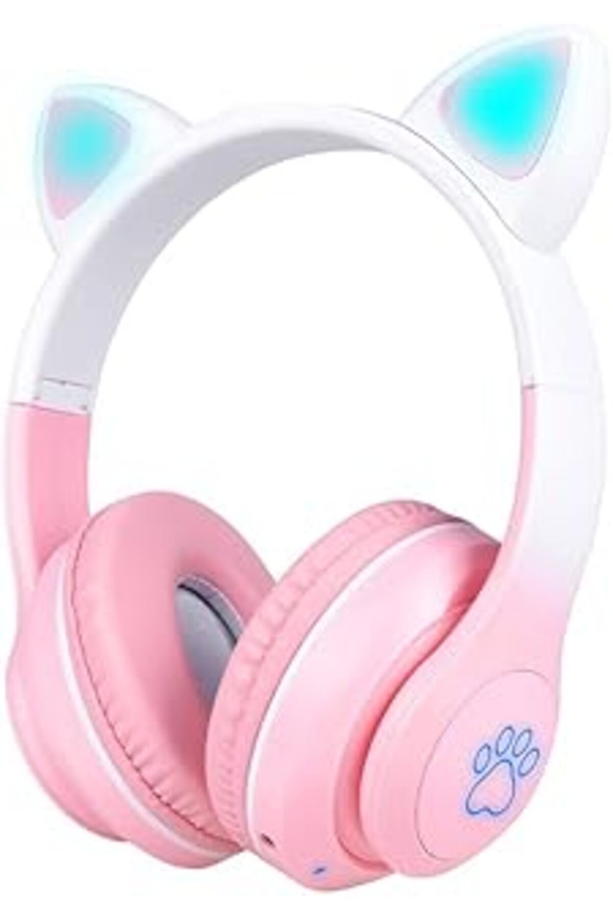 karadağsb Zore Stn-28 Pro Kedi Kulaklı Tasarımlı Rgb Işıklı Bluetooth Kulaklık Pembe