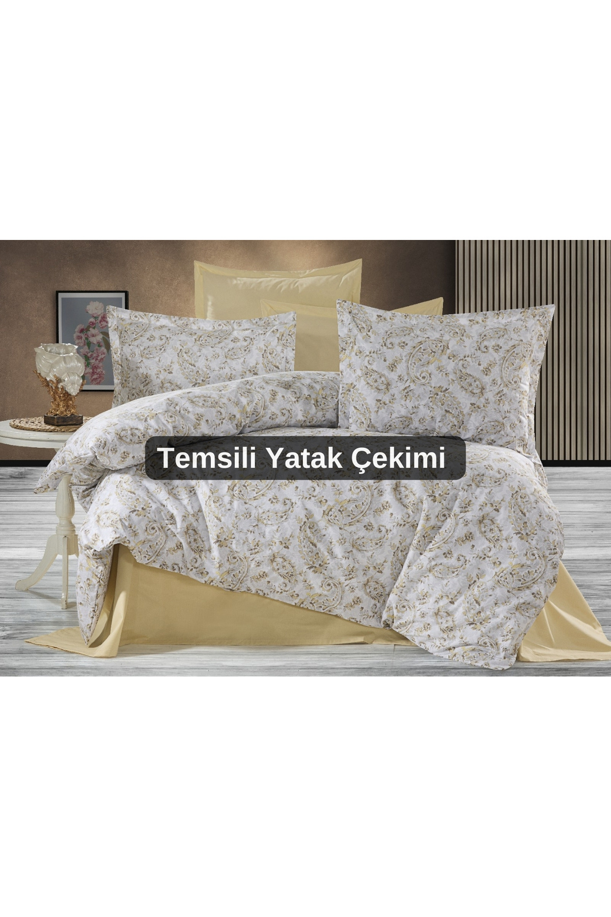 Freedom-Ethnic Pattern Fabric - 30 Meters 1 Ball Fabric 240 cm Width - 100% Cotton Ranforce 3
