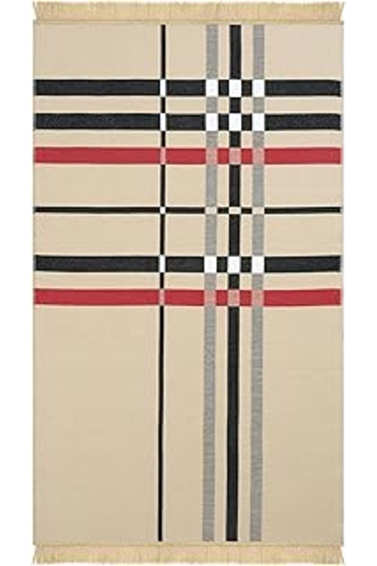 robotrend Cool Halı Lovely 291A Bej Kilim Makinede Yıkanabilir Çift Taraflı Akrilik İnce Banyo Balkon Mutfak