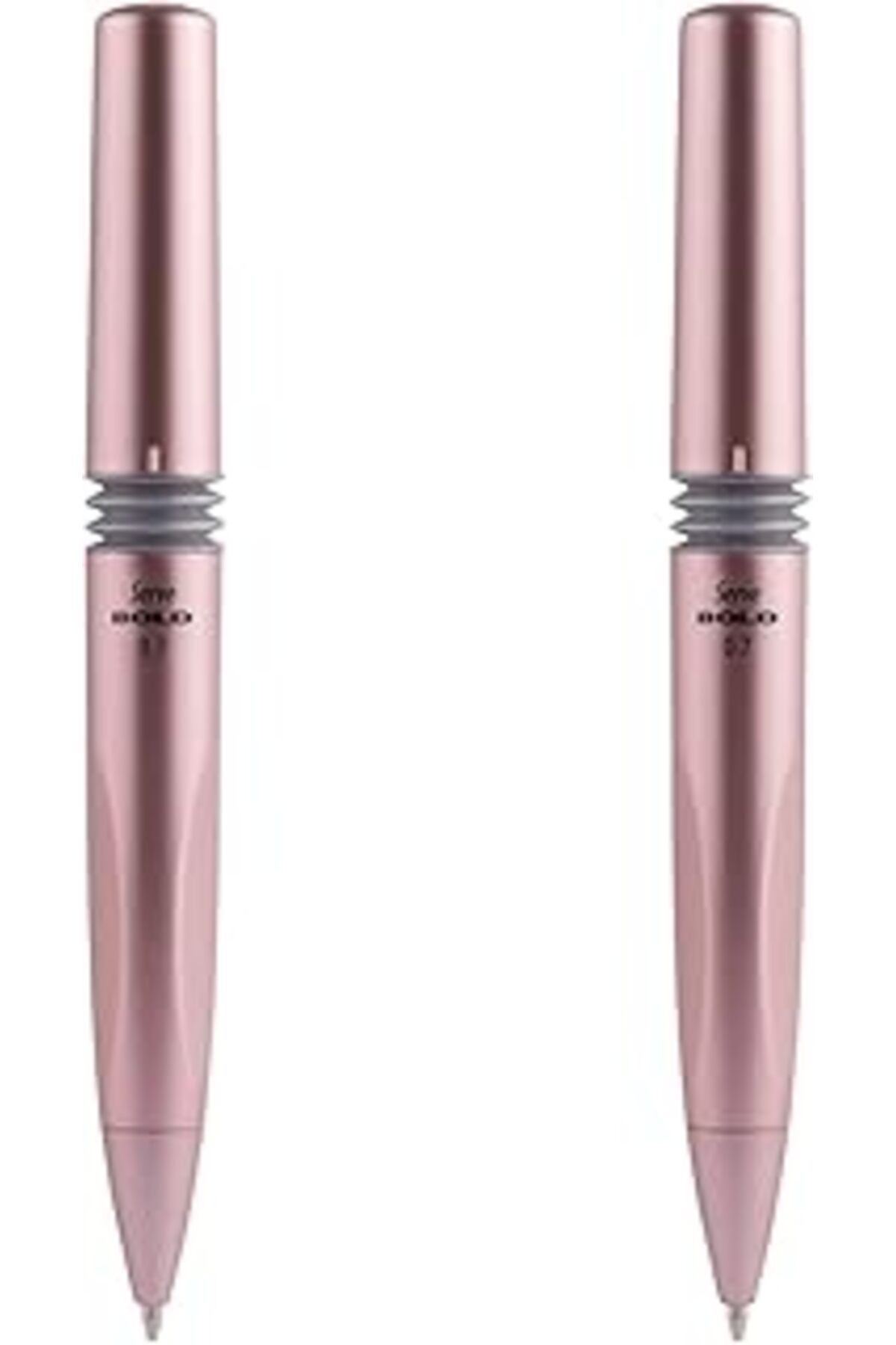 Roses Store Serve Bold Mekanik Kursun Kalem 07Mm Metalik Roze 2Li Set