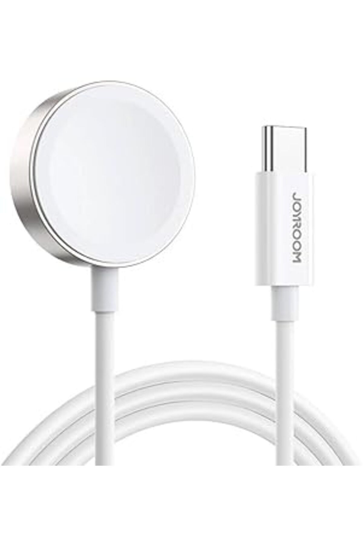 karadağsb Joyroom S-Iw004 Manyetik Şarj Tipi C Kablo 120 Cm Apple Watch Beyaz