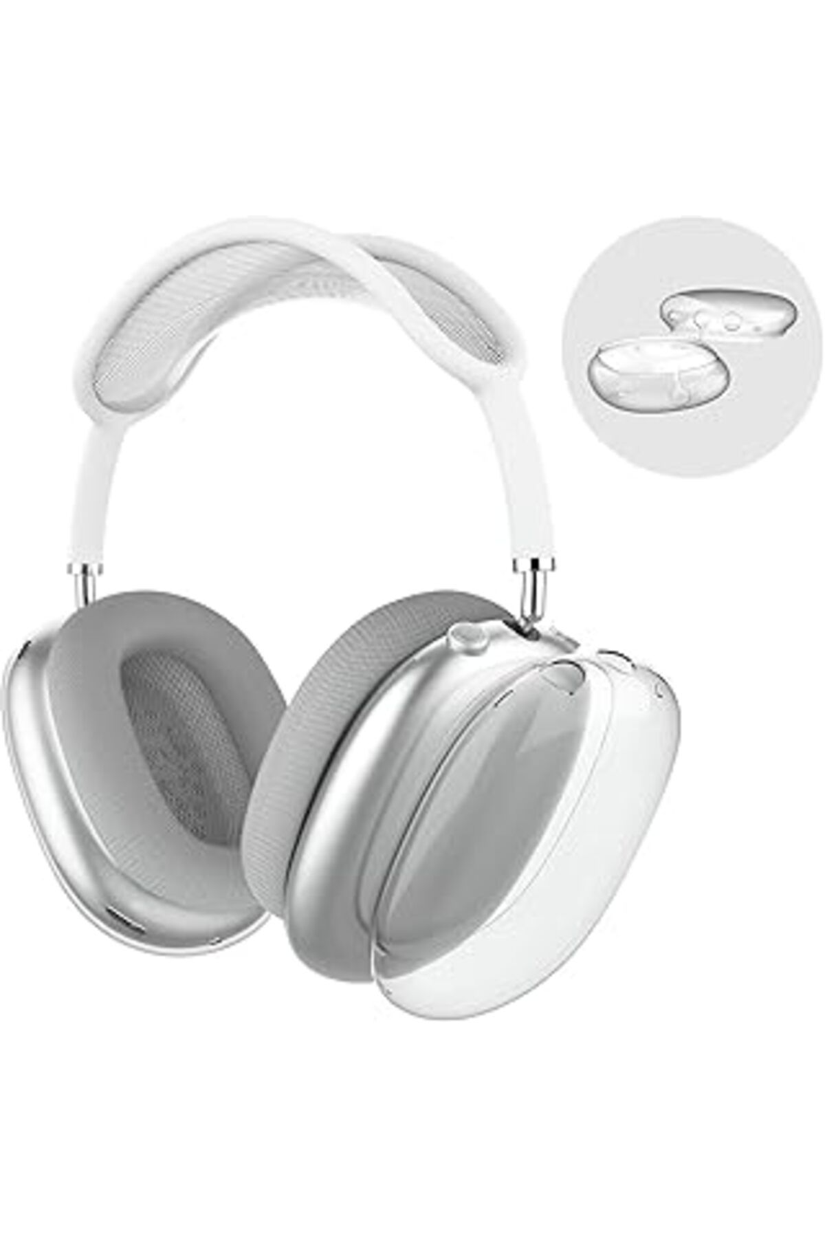 karadağsb Minesk Airpods Max İle Uyumlu Silikon Kılıf Darbe Ve Çizilmelere Karşı Mükemmel Koruma