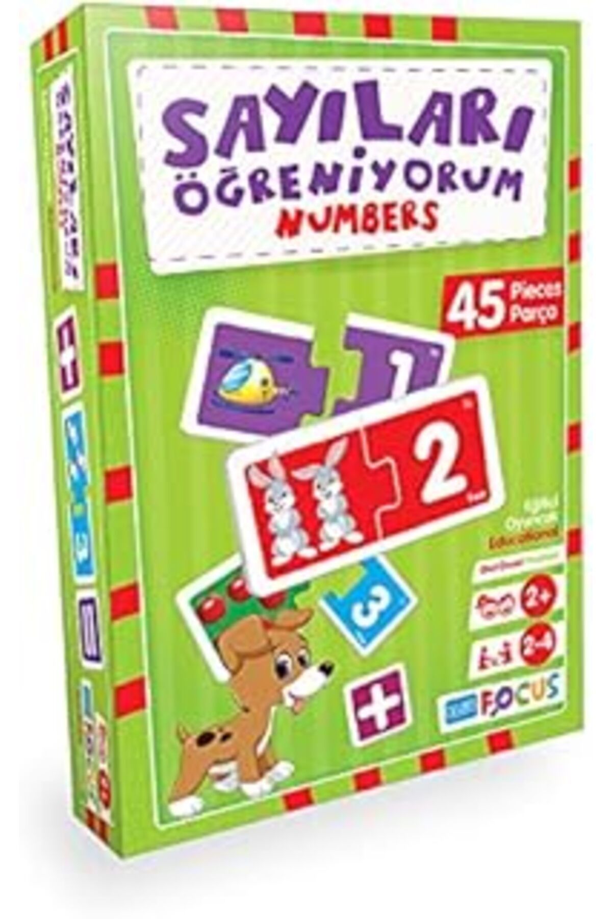 Hepta Collection Blue Focus Okul Öncesi Sayıları Öğreniyorum - Numbers (45 Parça)