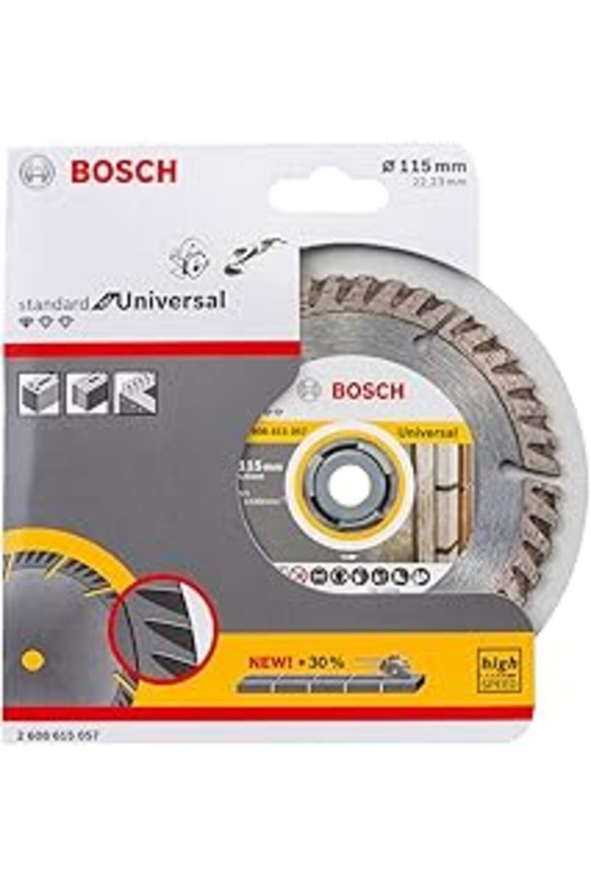 robotrend Bosch Professional Accessories Elmas Kesme Ve Delme Aksesuarları, Disk, Gri, 1 Adet