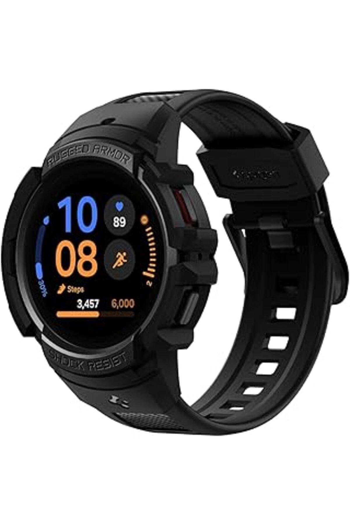 nazeninstoğu Galaxy Watch 5 / 4 (40Mm) Kılıf & Kordon Kayış Rugged Armor Pro Black - Acs03831