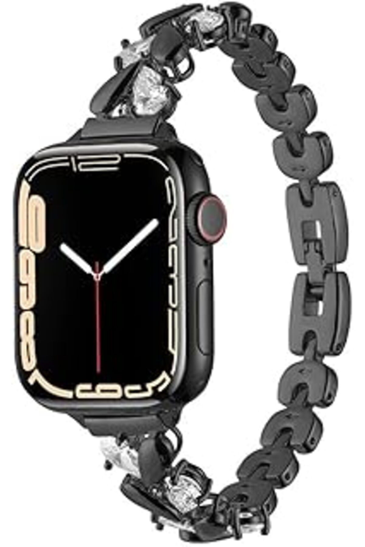 karadağsb Zore Apple İle Uyumlu Watch 38Mm/40Mm Krd-103 Metal Kordon Siyah
