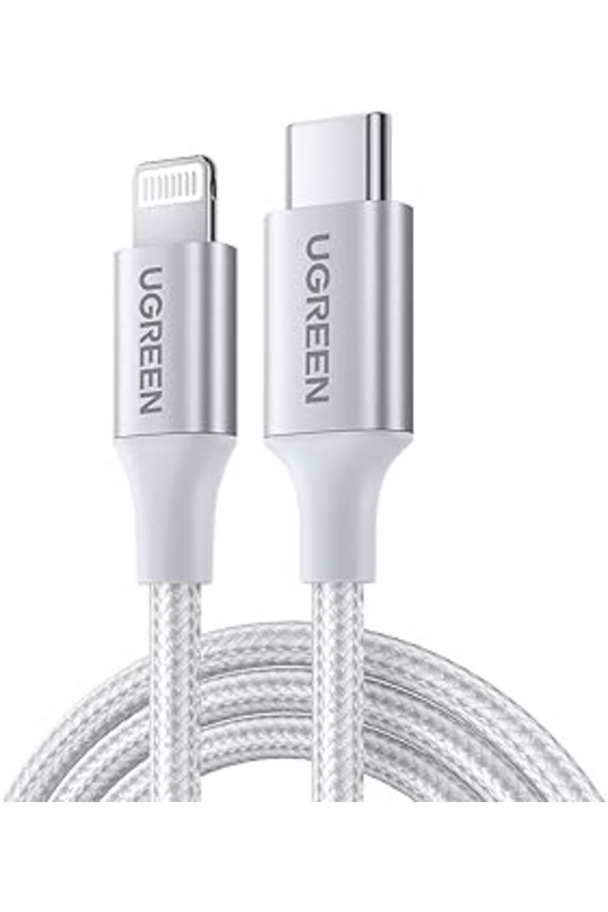 TBSProjects Ugreen Örgülü 36W Pd Type-C To Lightning Hızlı Şarj Ve Data Kablosu 2 Metre
