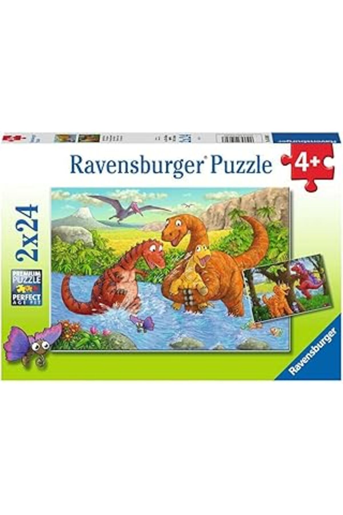 karadağsb Ravensburger Puzzle, Dinos, 2X24 Parça