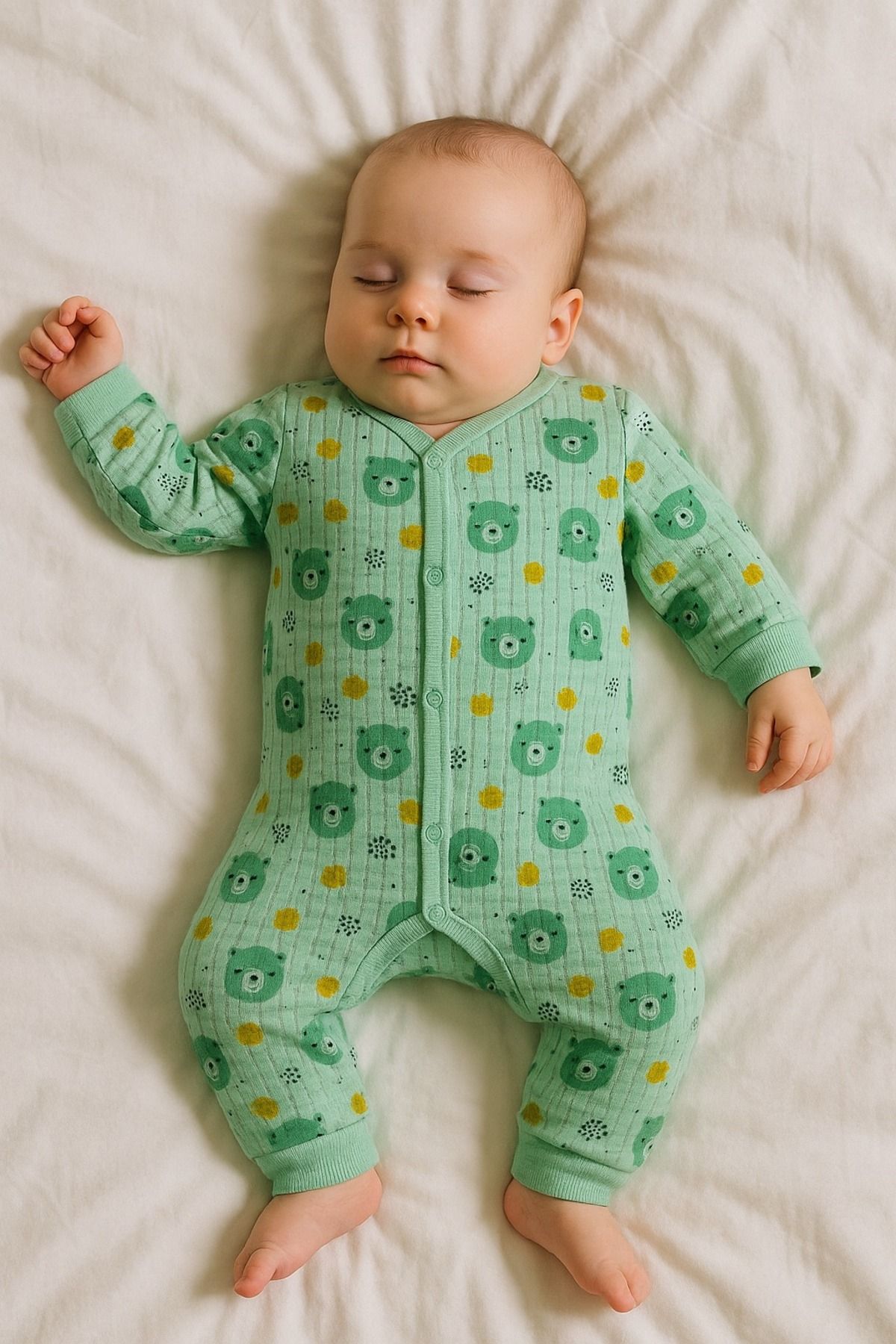 Fabble Kids Renkli Ayıcıklı Tulum