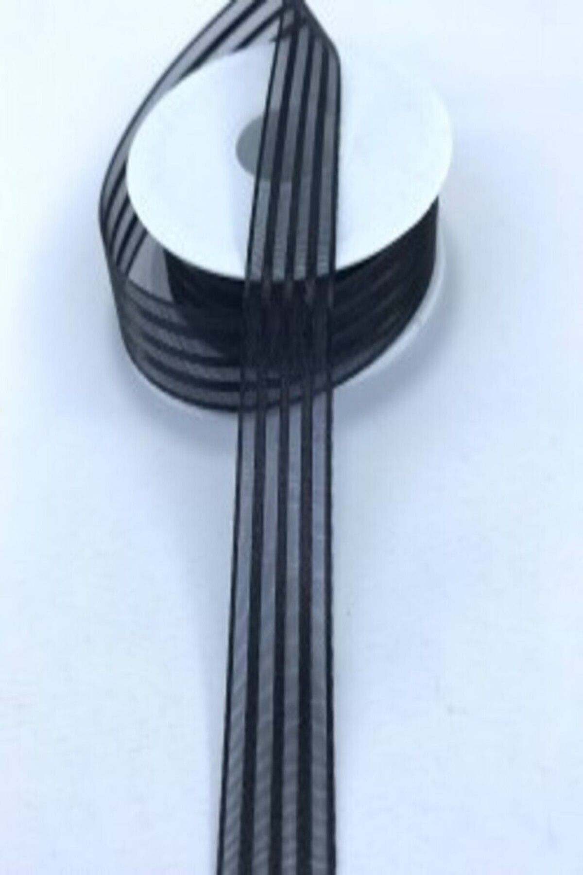HOBİ Şifon Şeritli Kurdele 2.5cm Çizgili 20 Metre