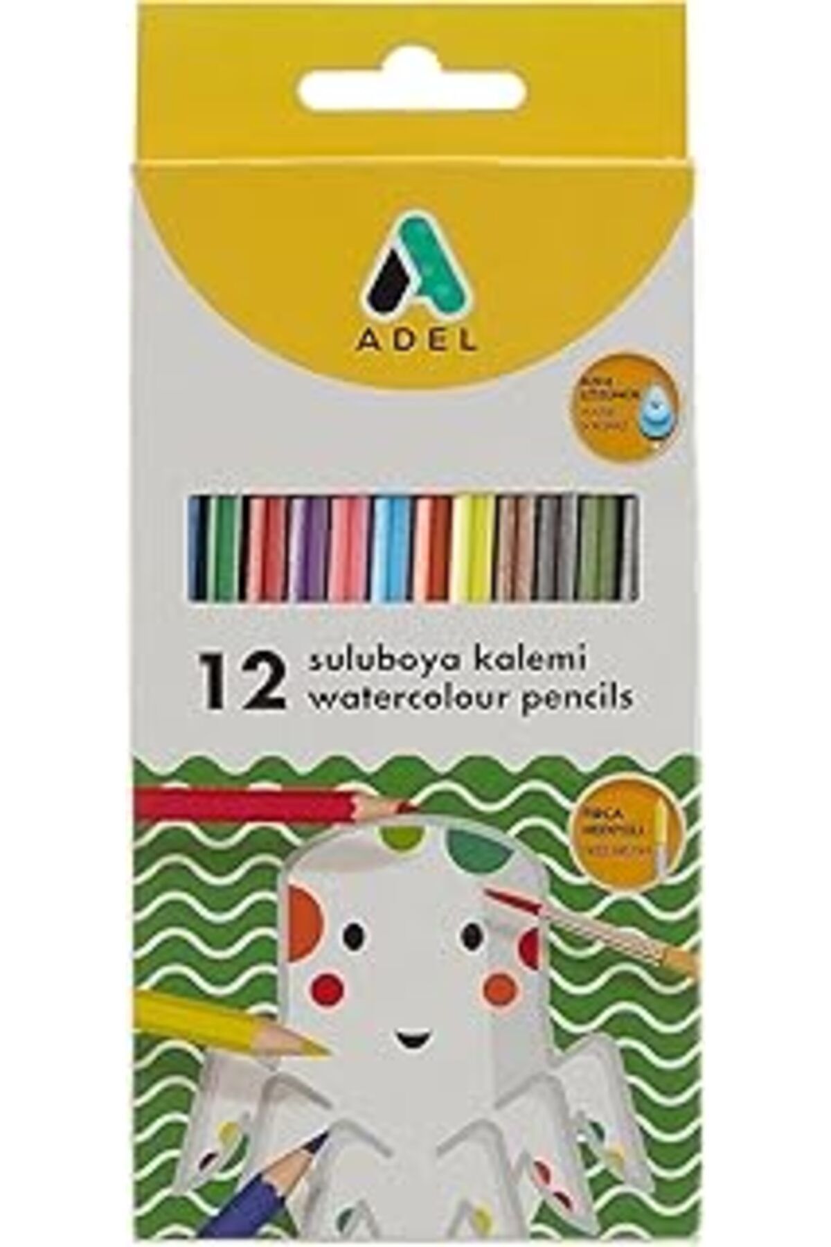 mivento Adel 2162610001 Adel Aquarell Boya Kalemi 12 Renk