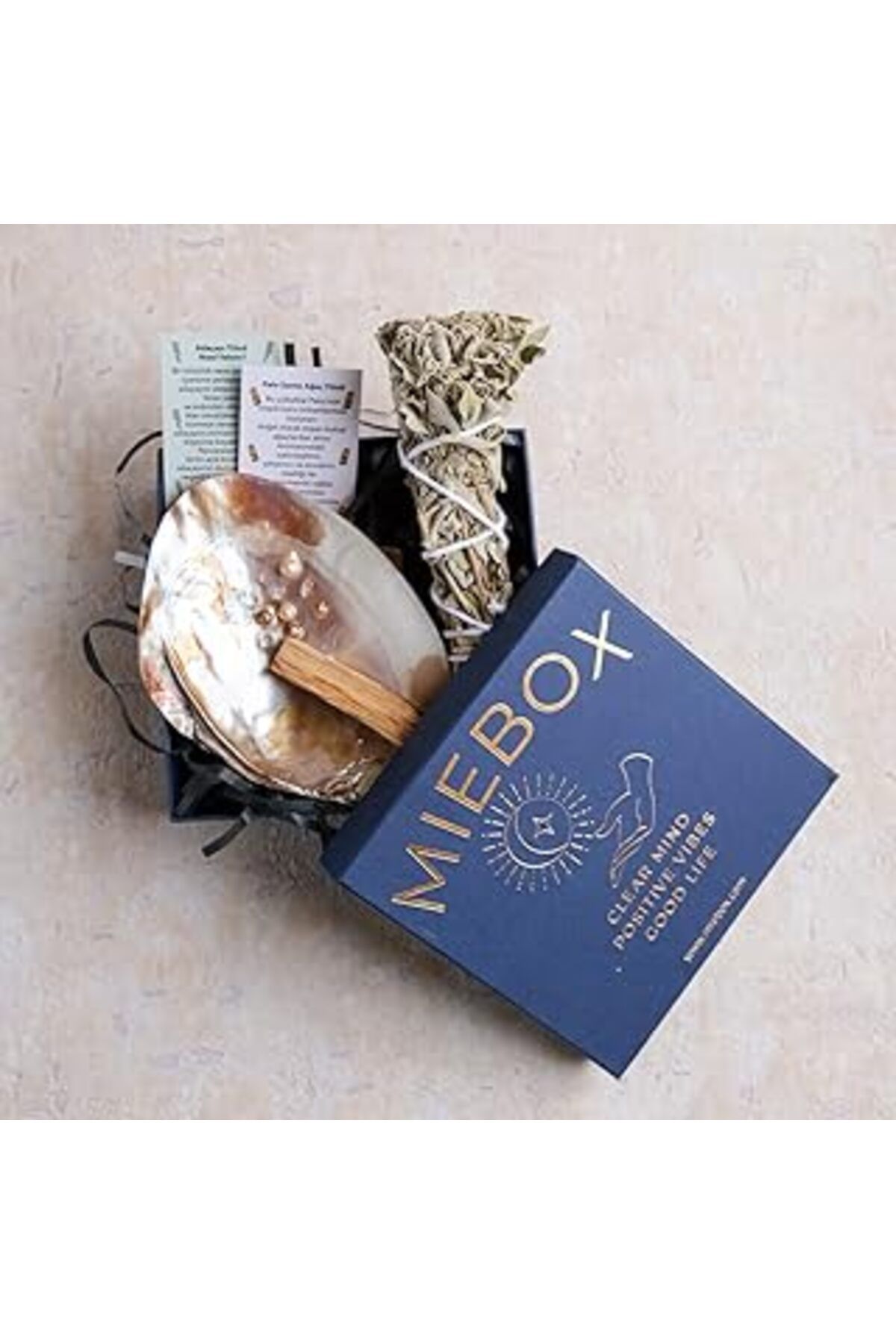 karadağsb Miebox Rituel Seti - Wish Kit ( Tütsülük + Palo Santo Tütsü + Adaçayı Tütsüsü)
