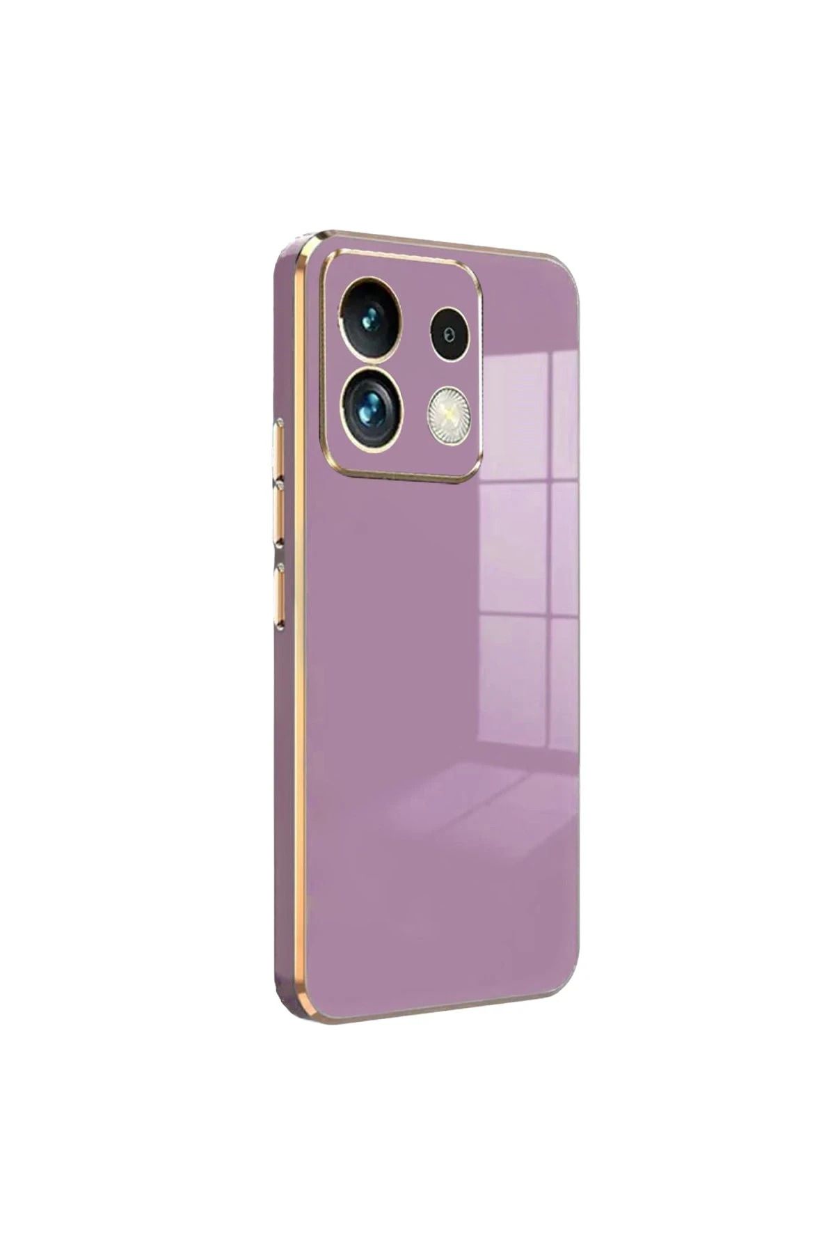 NewFace Xiaomi Redmi Note 13 Pro 5G Kılıf Volet Silikon - Mor BSTMY