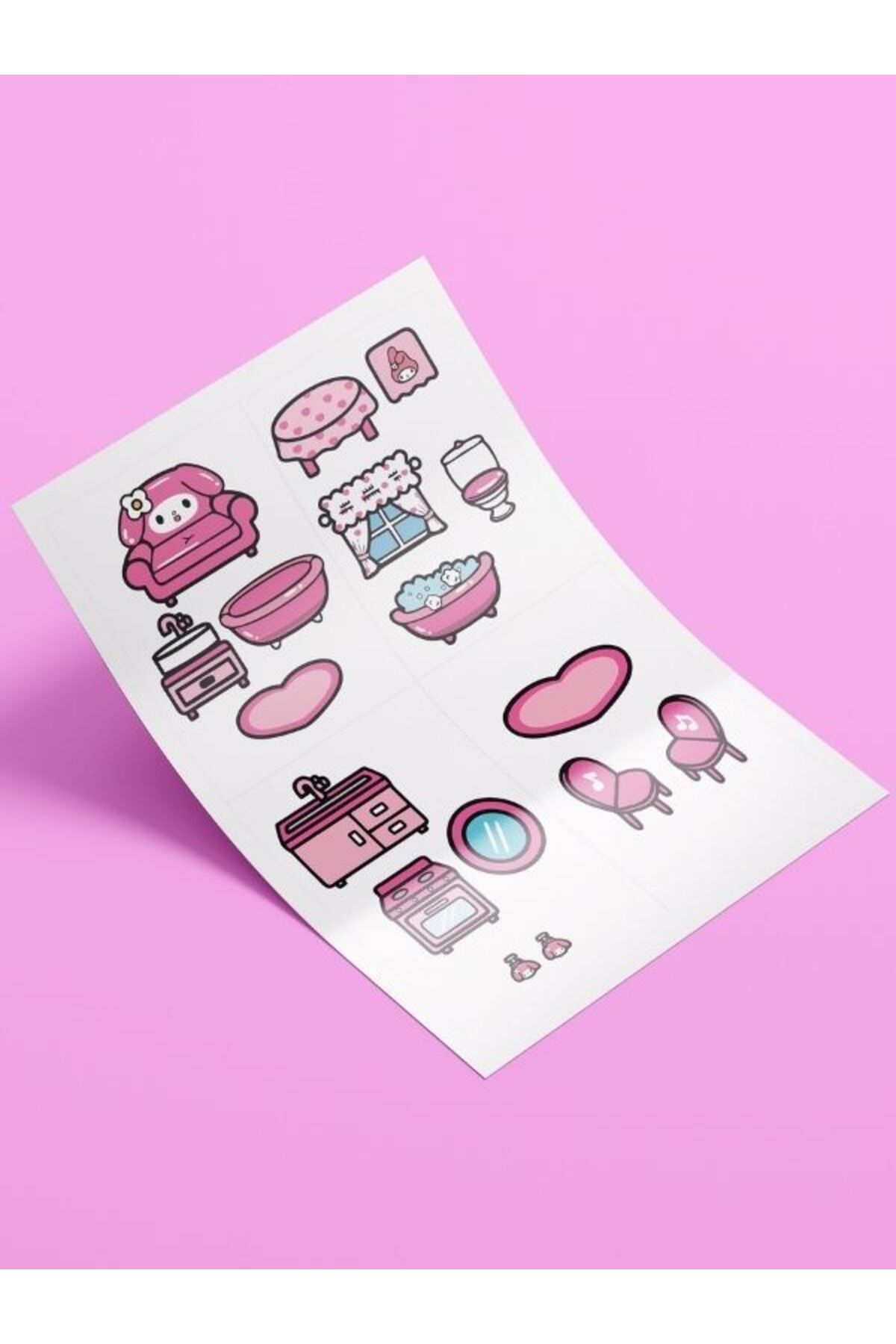 ZNC-Toca Boca Cut-And-Paste Activity Sheet (A3 Size – Colorful Print) 4