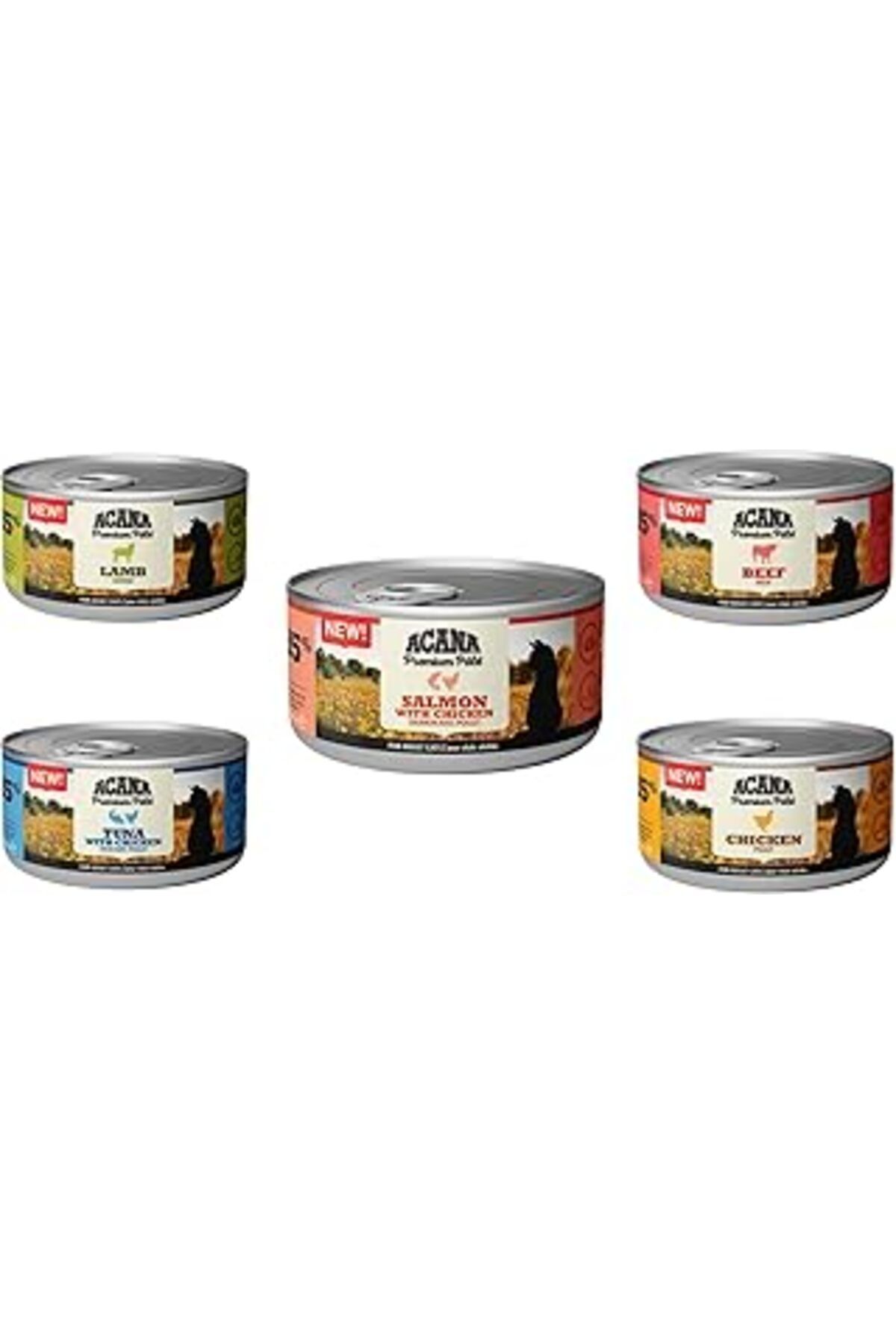 Mu Art Acana Premium Pate (Ezme) 85Gr Konservesi Karışık 5 Adet