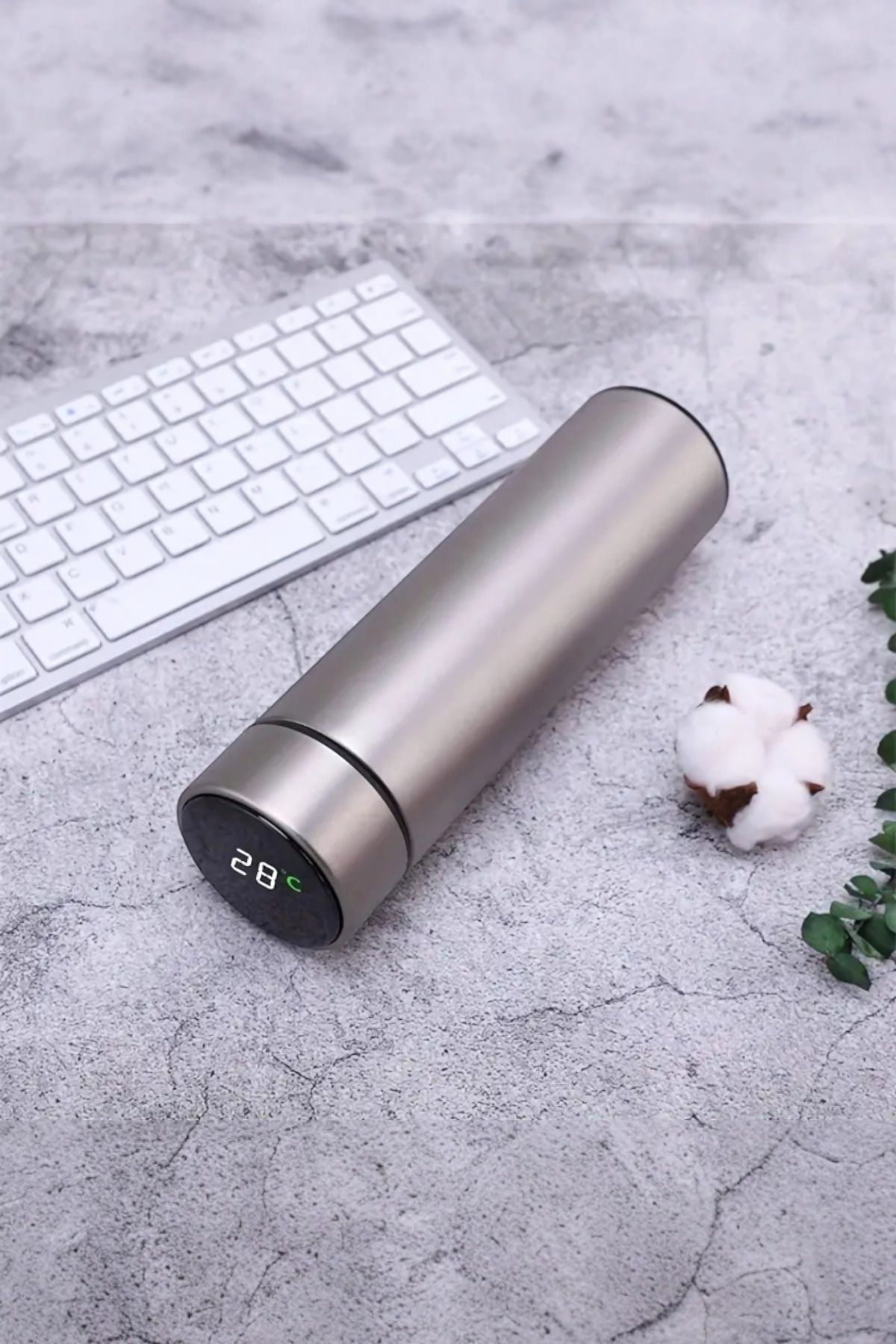 satior Yeni Nesil Led Dijital Sıcaklık Göstergeli Kaliteli Paslanmaz Çelik Extra Yalıtımlı 500ml Termos