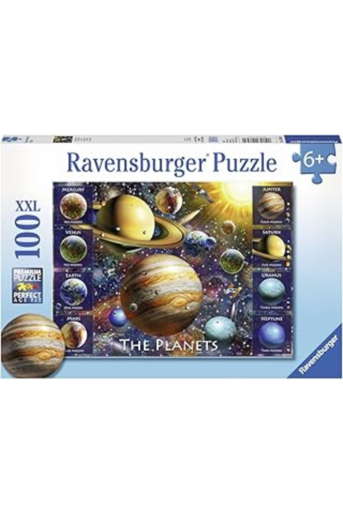 Mu Art Ravensburger - 100 Parça Puzzle Planets (108534)