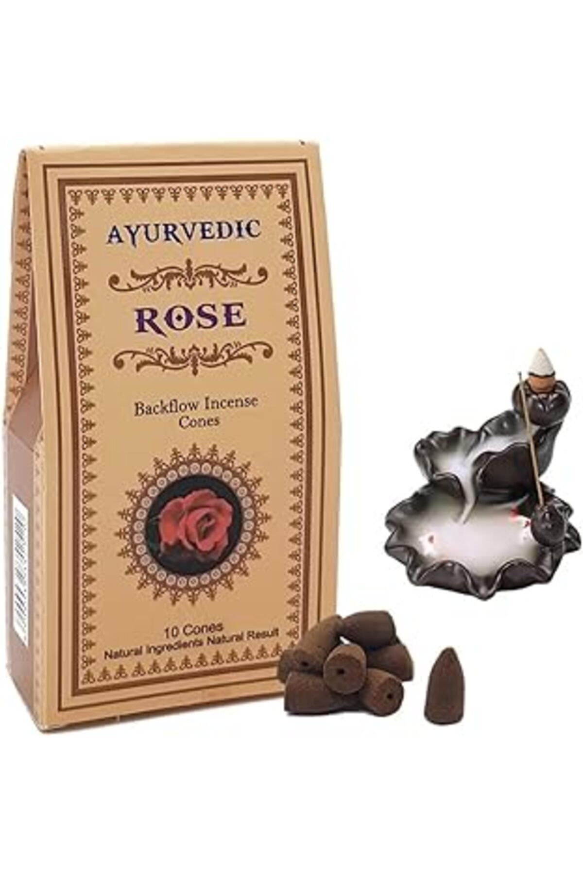 karadağsb Miebox Make It Easier Ayurvedic Doğal Konik Tütsüler (Şelale Geri Akışkanlı) || 20 Farklı Aroma Ve