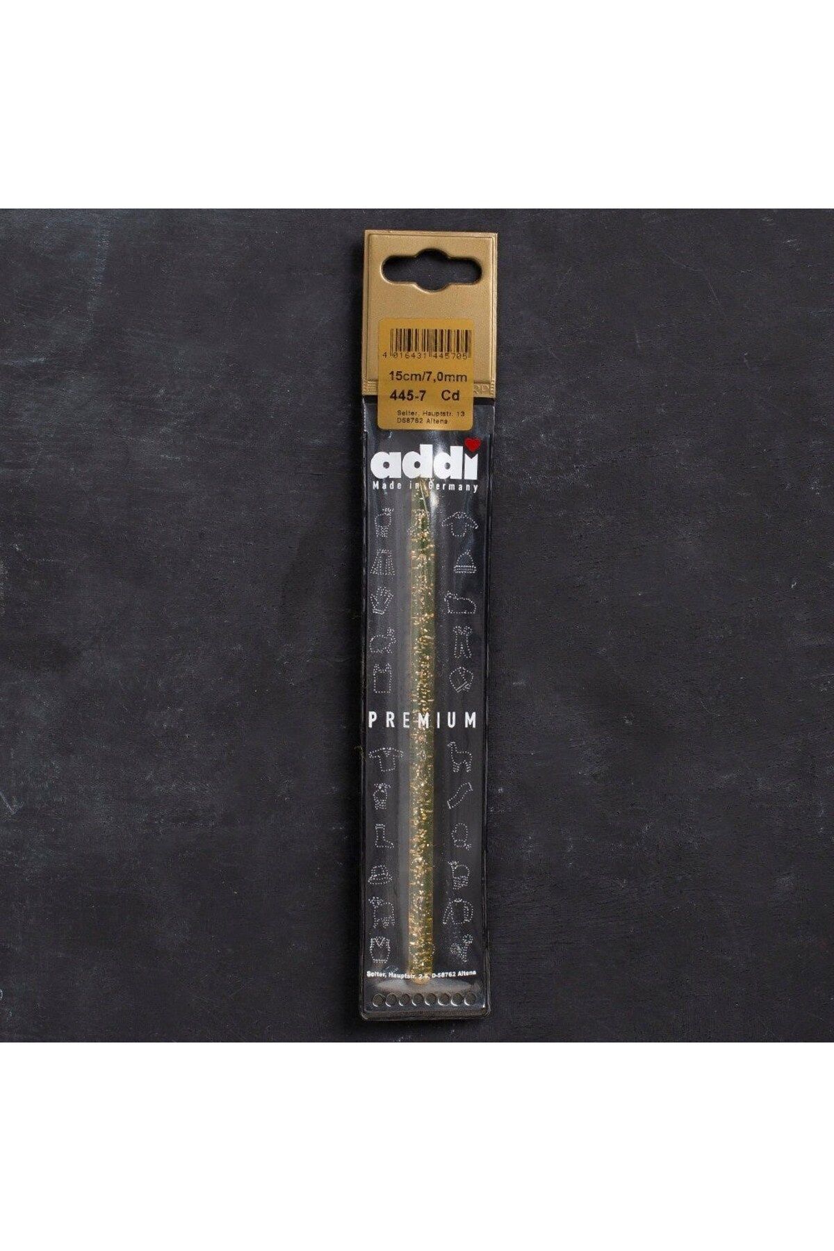 Nurum E Tİcaret Addi Champagner 7mm 15cm Plastik Simli Yün Tığ - 4