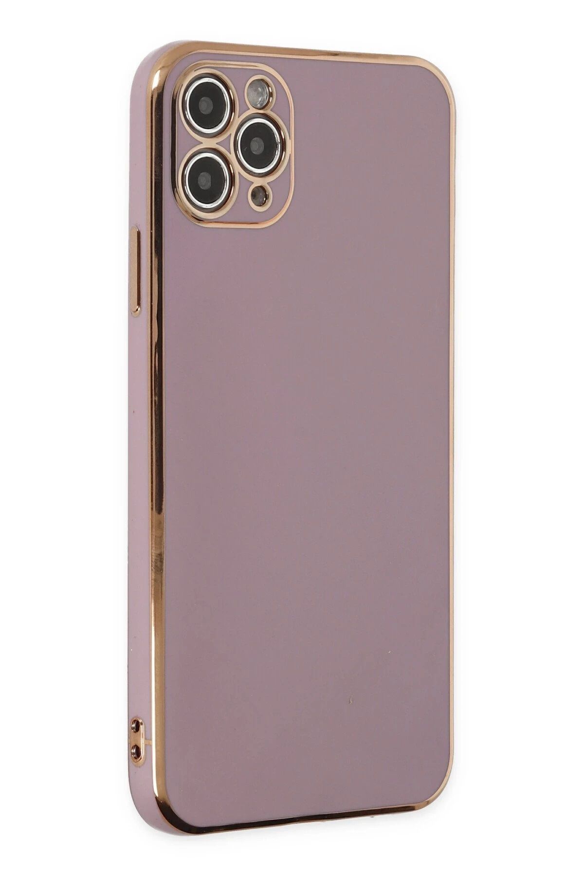 NewFace iPhone 11 Pro Max Kılıf Volet Silikon - Mor HNZRN