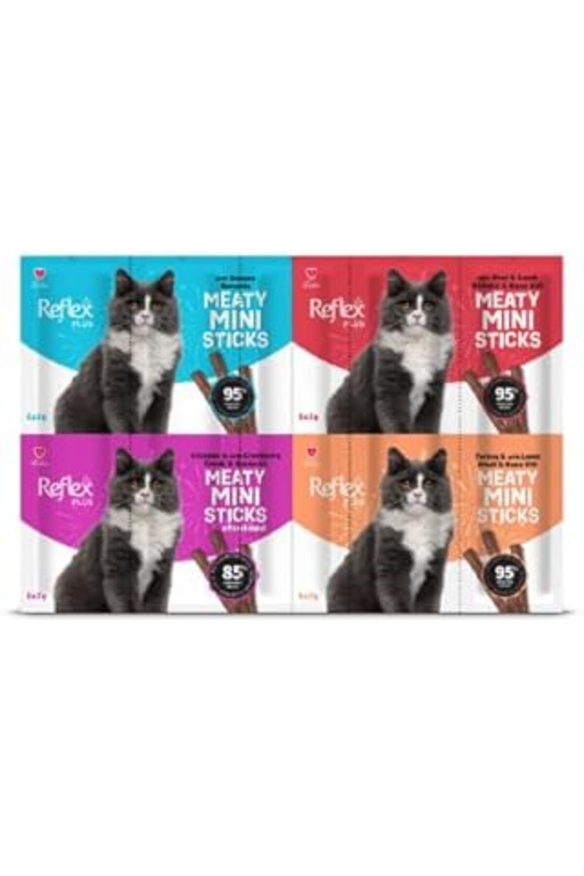 Mu Art Plus Meaty Mini Sticks Ödül Maması 5 Adet X 2 Gr X 4 Çeşit