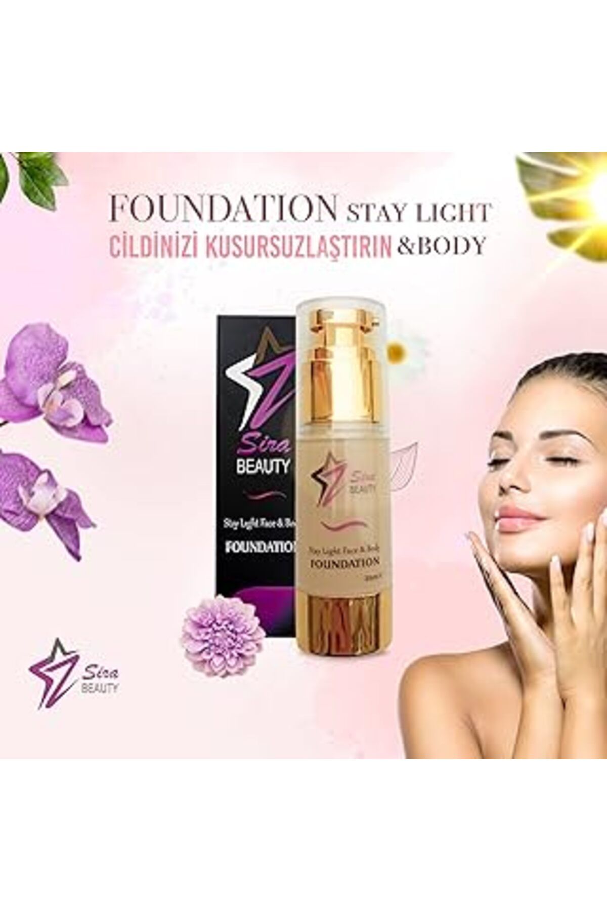 Pazarcan Sira Beauty Stay Light Foundatıon Light