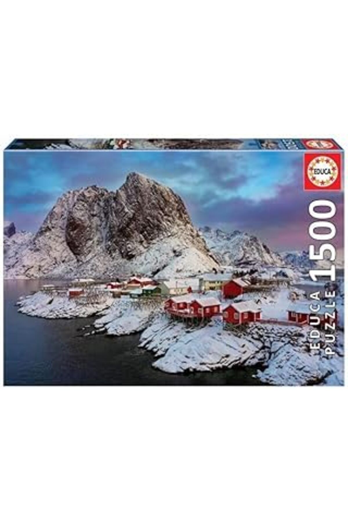 karadağsb Educa 1500 Parça Norveç Lotofen Adası Kış Manzarası Puzzle
