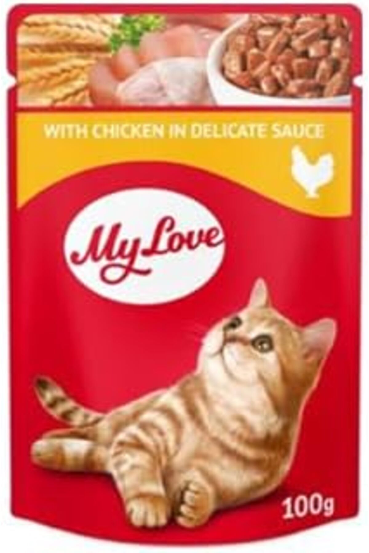 karadağsb My Love Soslu Tavuk Etli Pouch Kedi Maması, 100Gr, 24 Adet